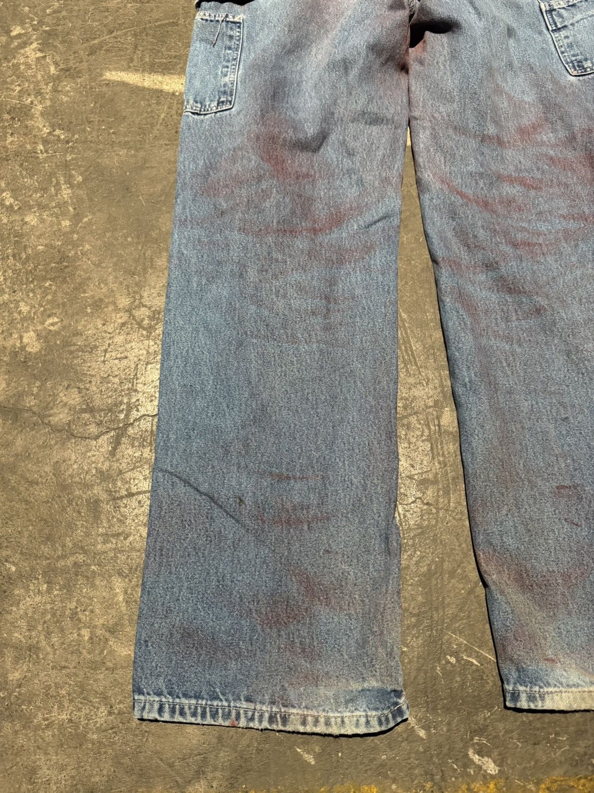 Carhartt × Vintage Vintage Distressed Carhartt Denim Carpenter Jeans Size 36x34 Size US 36 / EU 52 - 13 Thumbnail