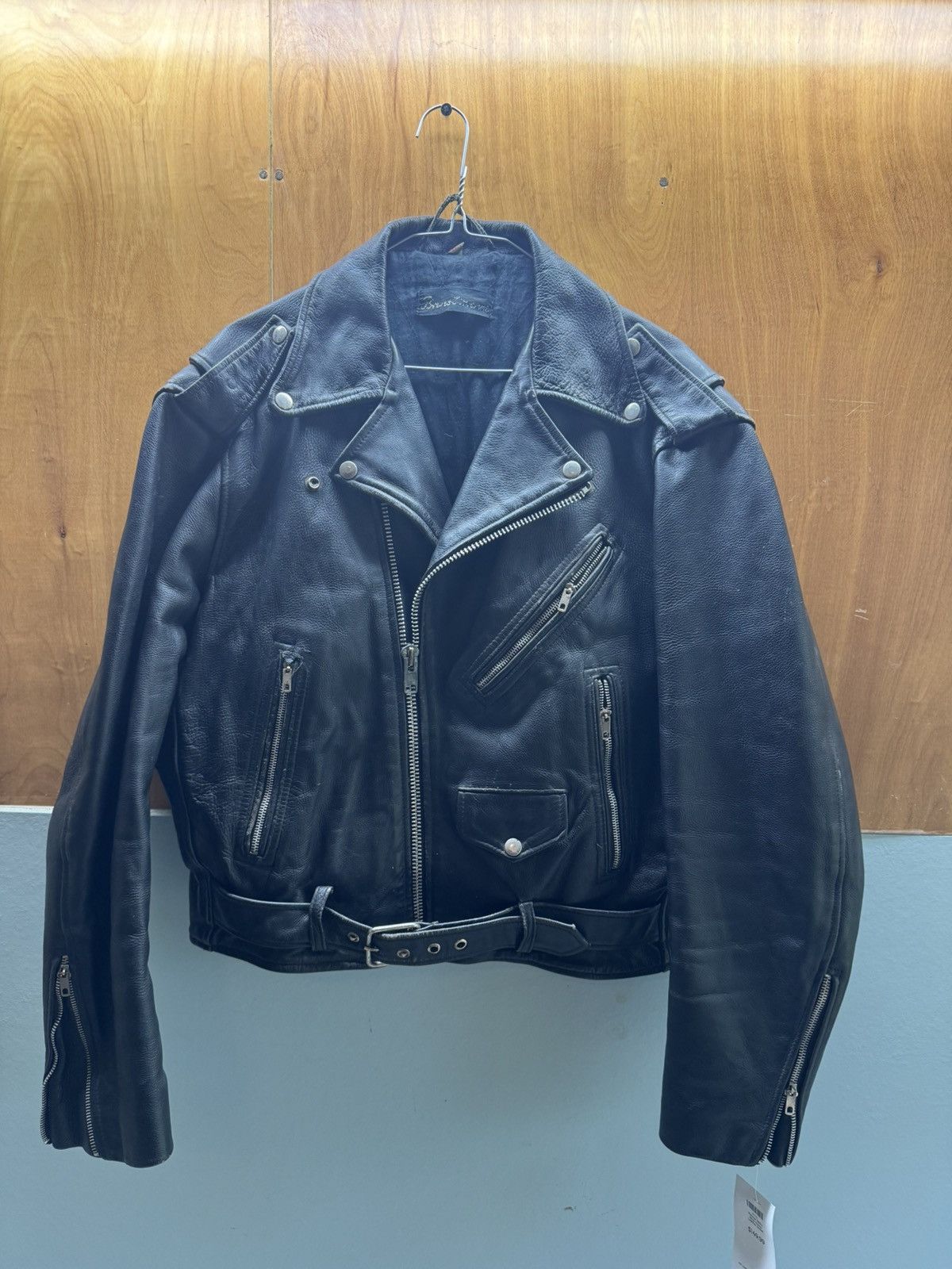 Vintage Vintage Racer Cafe Style Leather Jacket Size US M / EU 48-50 / 2 - 1 Thumbnail