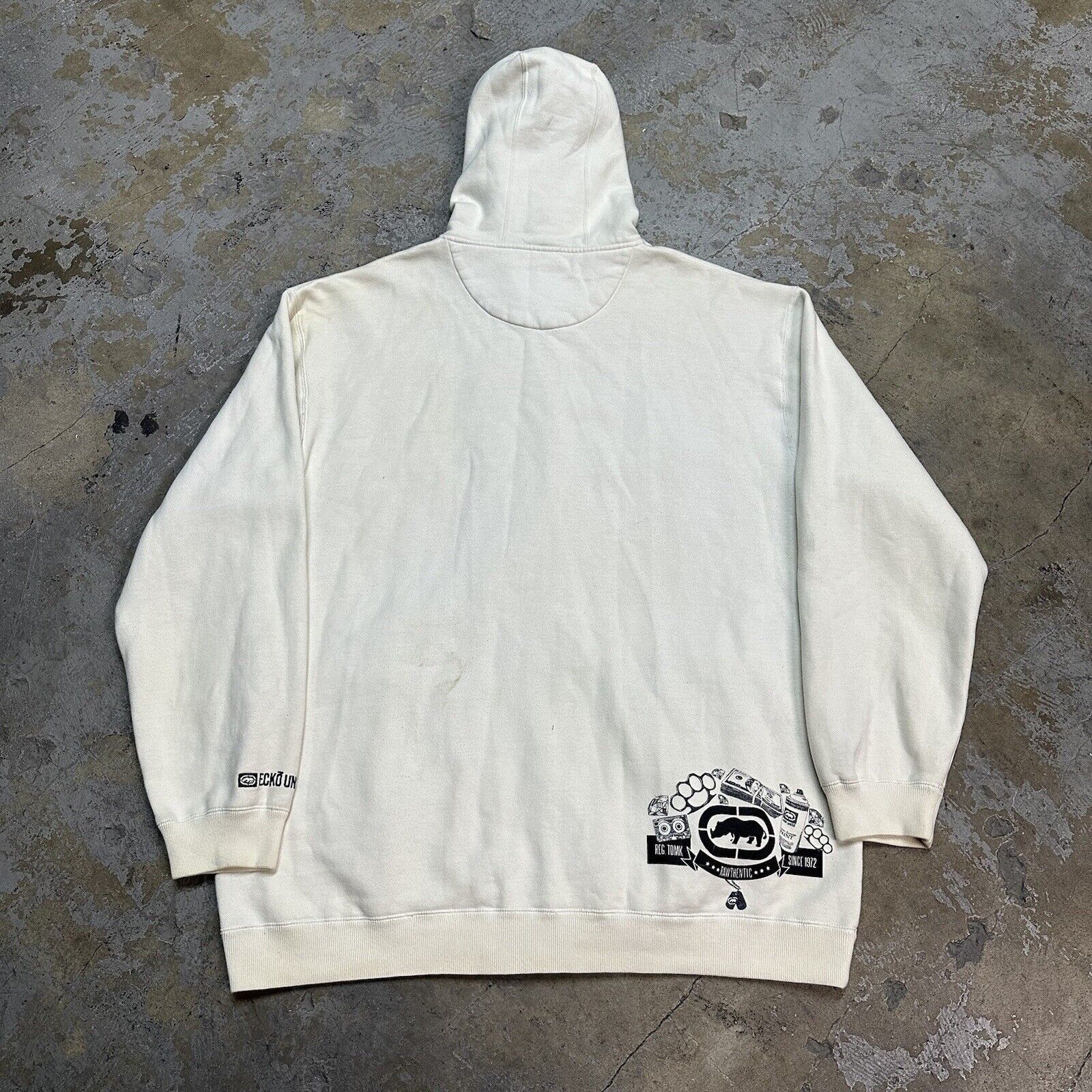 Ecko Unltd. × JNCO × Southpole Vintage Y2K Ecko Unlimited Rhino All Over Print AOP Hoodie Size US XL / EU 56 / 4 - 4 Thumbnail