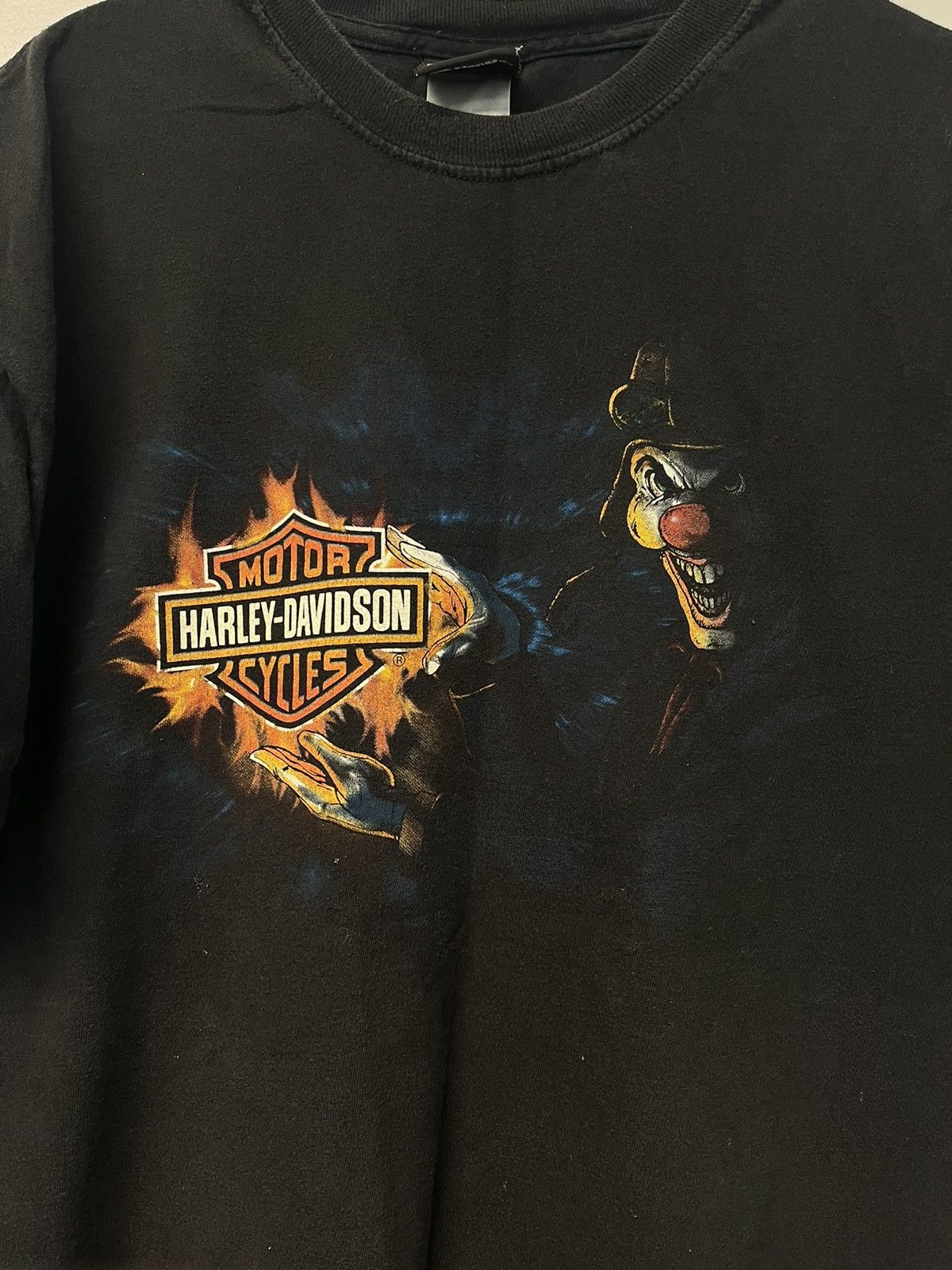 Harley Davidson Harley Davidson Clown holding Fire Steel City Graphic Tshirt Size US L / EU 52-54 / 3 - 2 Thumbnail