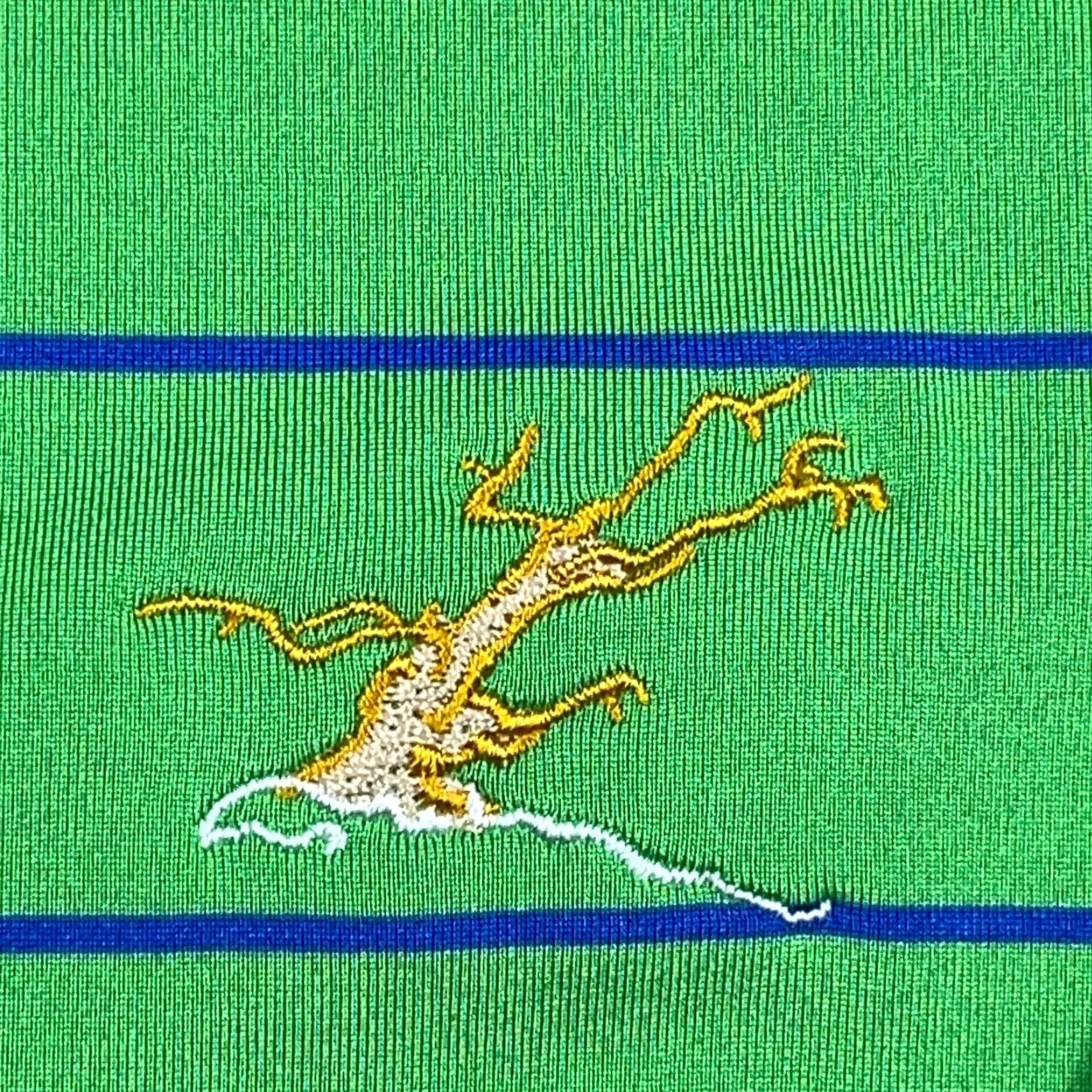 RLX Ralph Lauren RLX Ralph Lauren Polo Shirt Men XL Green Striped Performance Sport Golf Wicking Size US XL / EU 56 / 4 - 4 Thumbnail