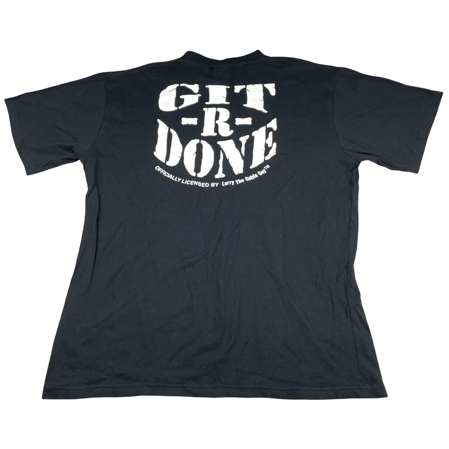 Doublet Git-R-Done T-Shirt Black S/S Short Sleeve Crew Neck 100% Cotton Double-Sided Graphic Tee Men L Mens Size US L / EU 52-54 / 3 - 7 Thumbnail