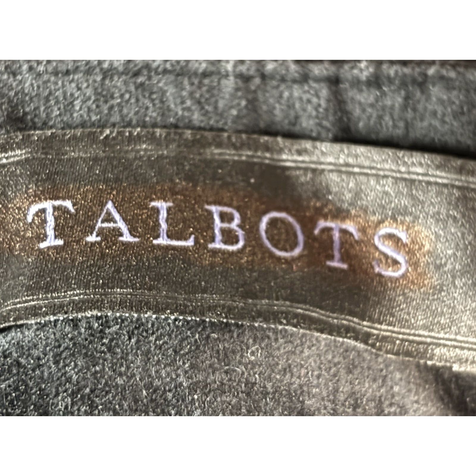 Talbots Talbots Hampshire Ankle Velvet Pants 14W Plus Black Elastic Sides Womens Pants Size 36" / US 14 / IT 50 - 5 Thumbnail