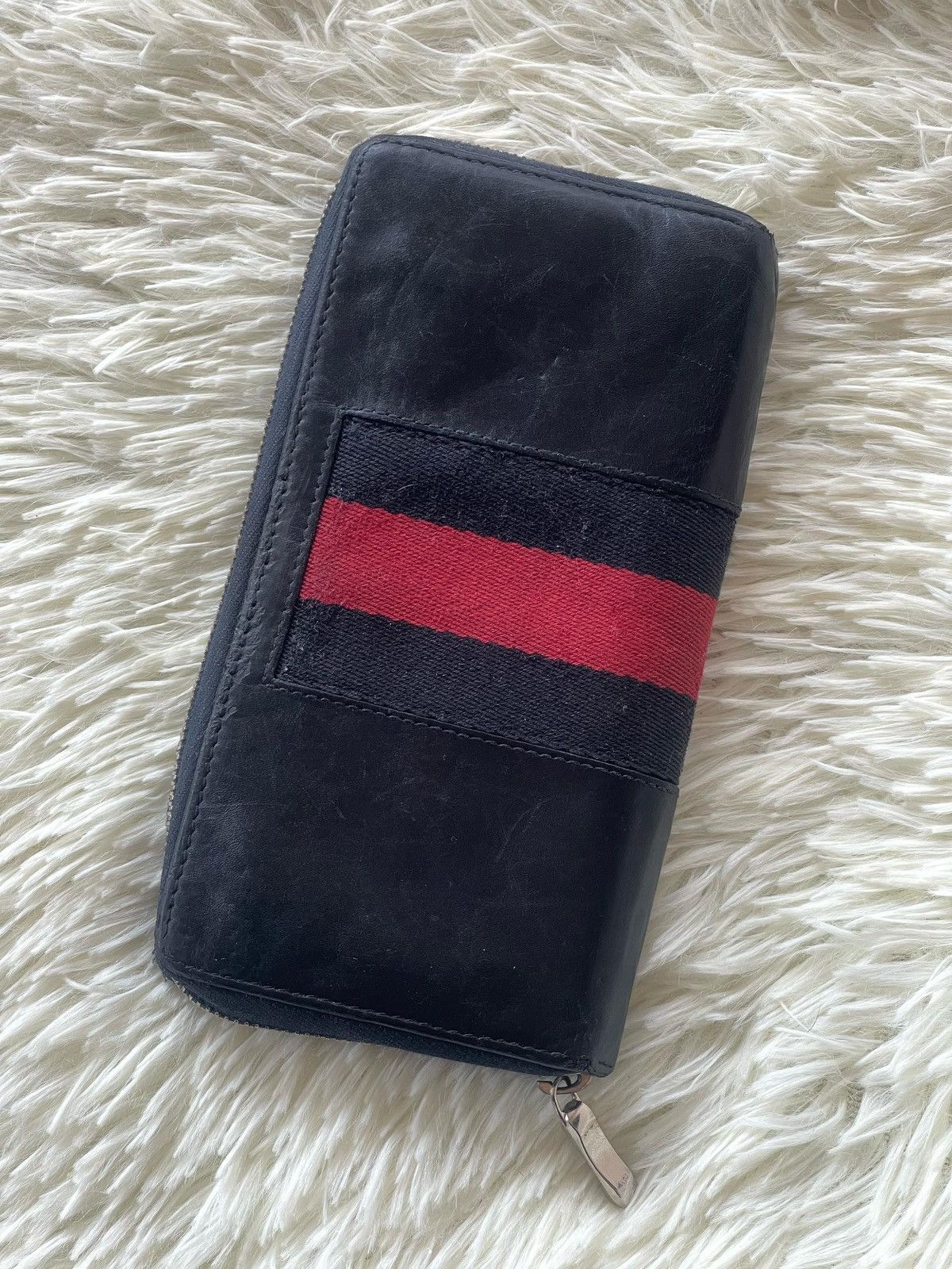 Designer × Gucci × Vintage Gucci Sherry Line Zipper Wallet Size ONE SIZE - 7 Thumbnail