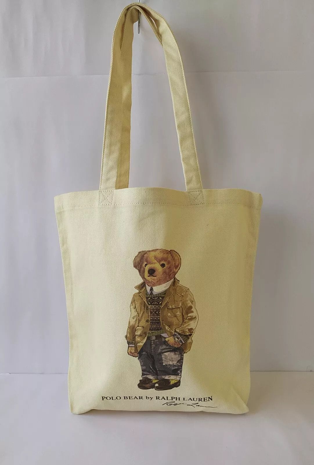Polo Bear Tote Ralph Lauren Canvas Tasche Polo Ralph Lauren Preppy - Main Image