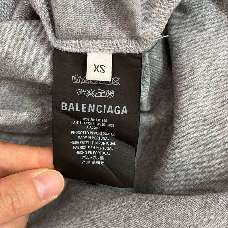 Balenciaga Balenciaga Gray front and back model full of small Logo pri Size US XS / EU 42 / 0 - 7 Thumbnail