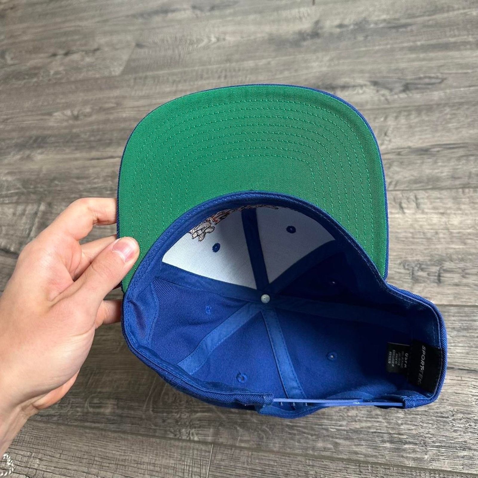 Band Tees × Other Billy Strings Peace Blue Flat Hat SnapBack Cap Tour Merch Size ONE SIZE - 4 Thumbnail