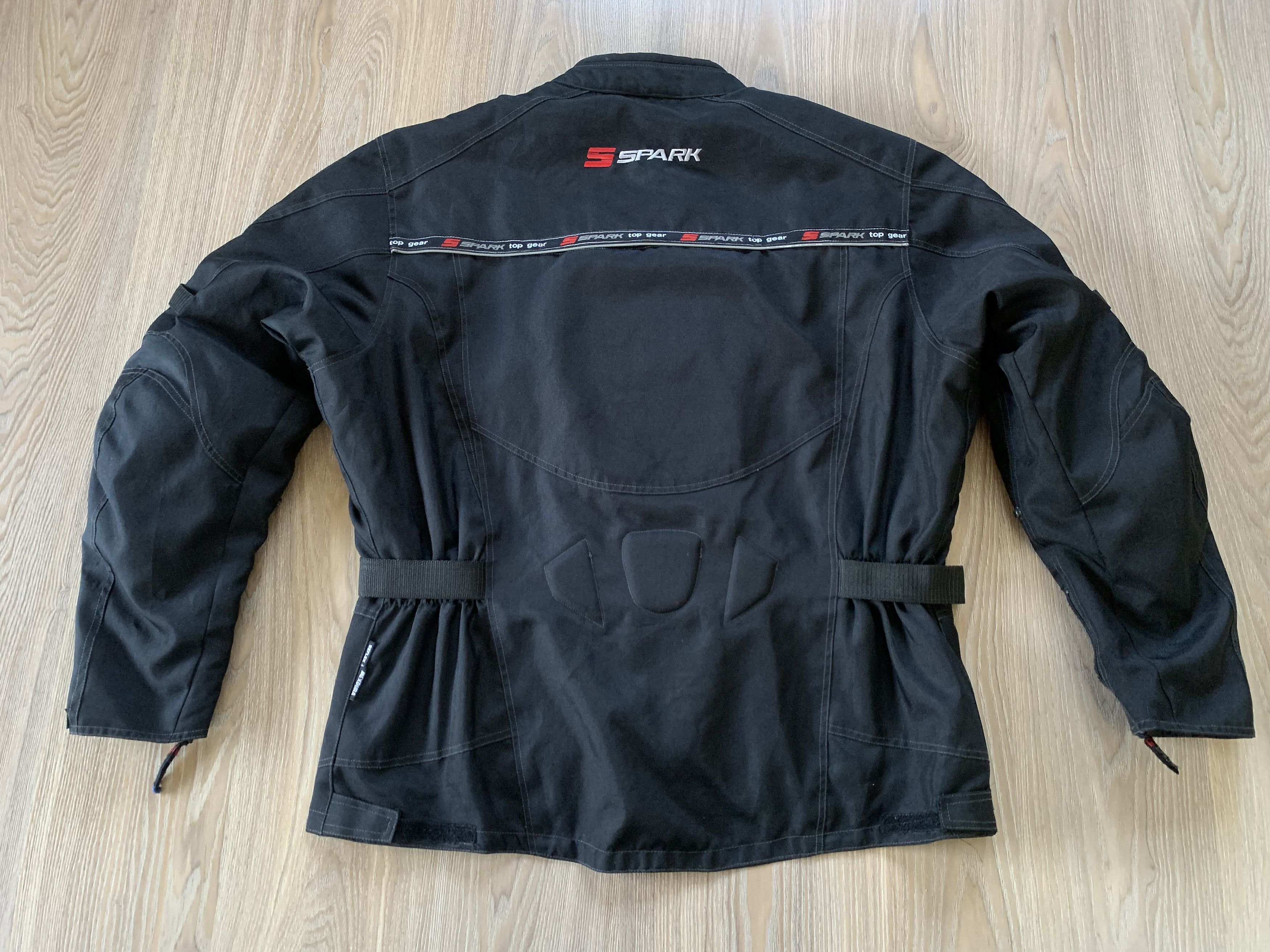 Sports Specialties Spark Top Gear Mens Textile Racing Black Motorcycle Jacket Size US XXL / EU 58 / 5 - 3 Thumbnail