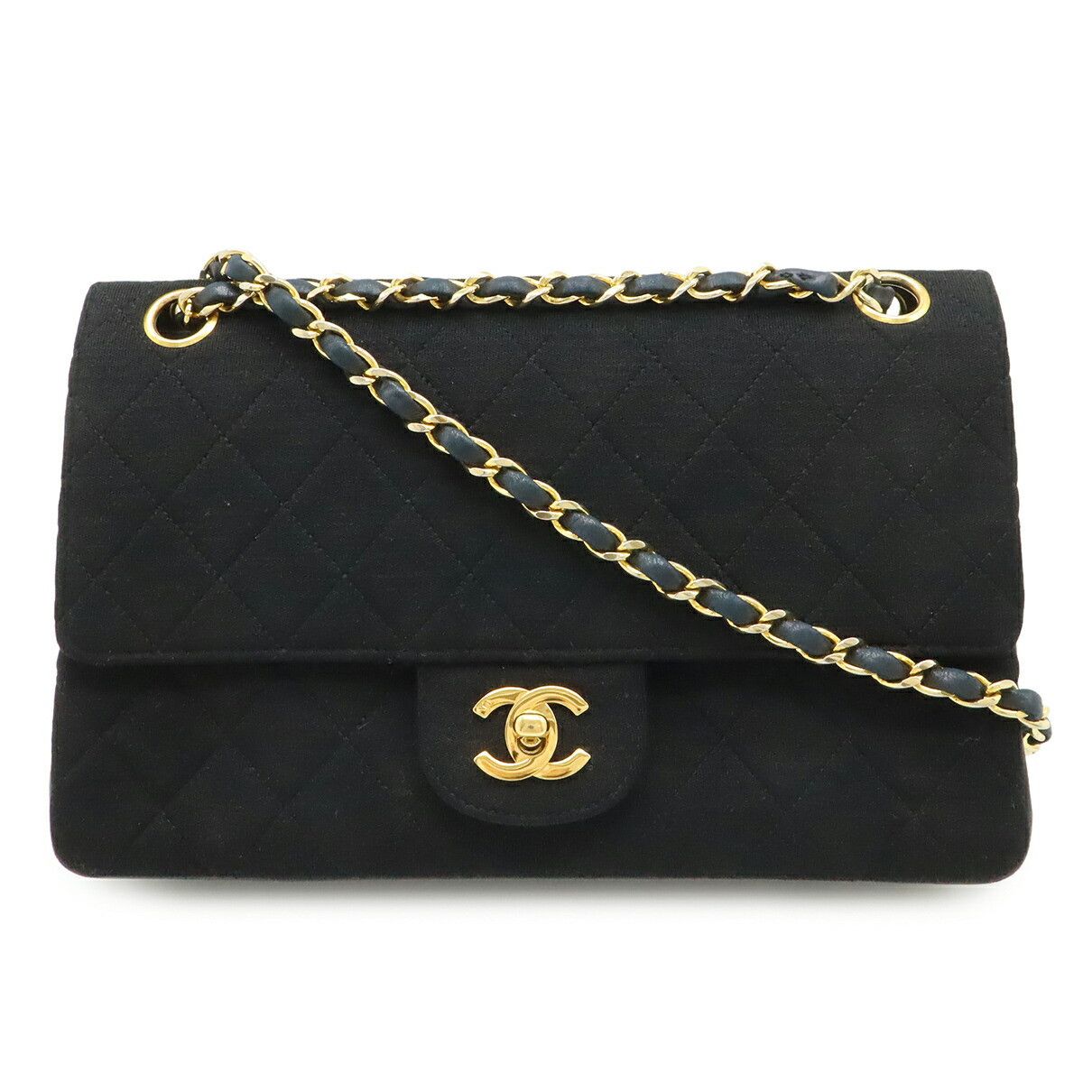 Chanel Chanel Chanel Matelasse Cotton Jersey Leather Shoulder Bag Textile Shoulder Bag DUTY FREE for USA Size ONE SIZE - 1 Thumbnail