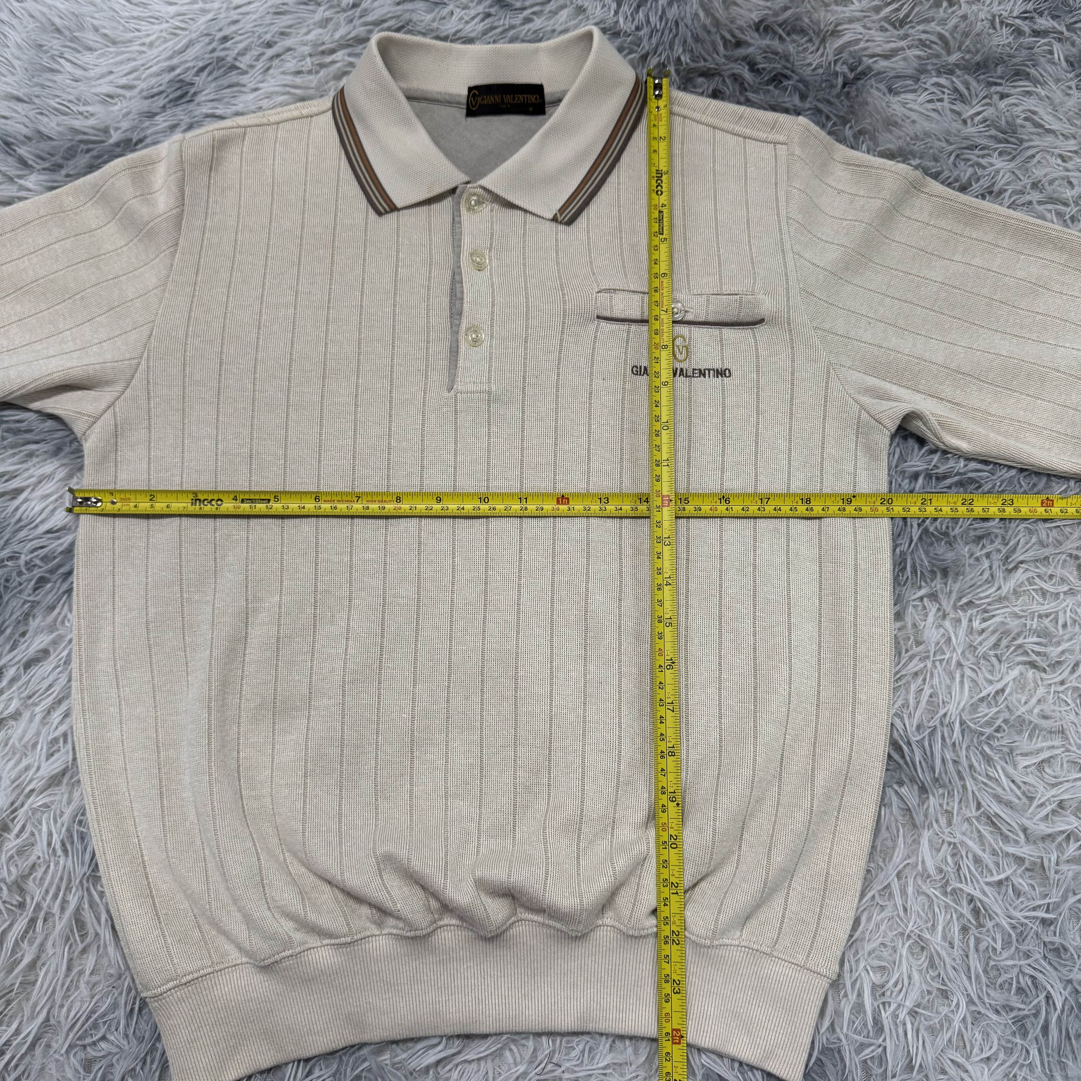 Gianni Valentino Vintage Gianni Valentino Collar Sweatshirt Streetwear Size US M / EU 48-50 / 2 - 7 Thumbnail