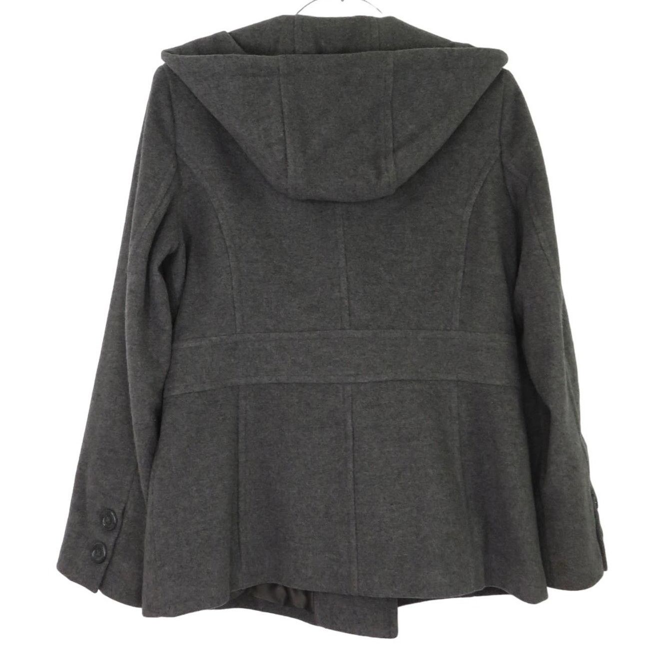 Croft & Barrow Croft & Barrow Gray Double-Breasted Wool Peacoat Medium Size M / US 6-8 / IT 42-44 - 2 Thumbnail