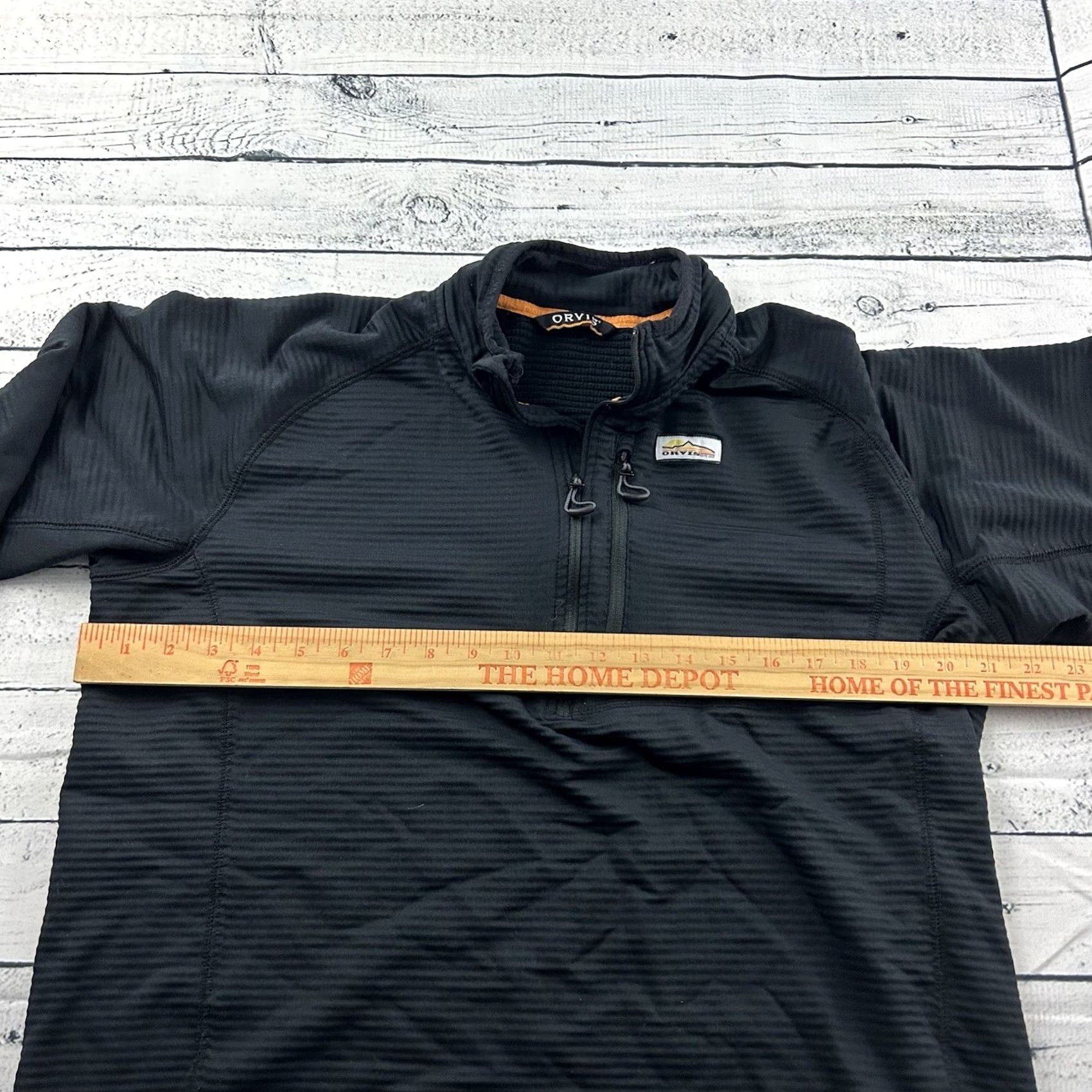 Orvis Orvis Trout Bum Pullover 1/4 Zip Jacket Men M Black Shirtpullover Size US M / EU 48-50 / 2 - 5 Thumbnail