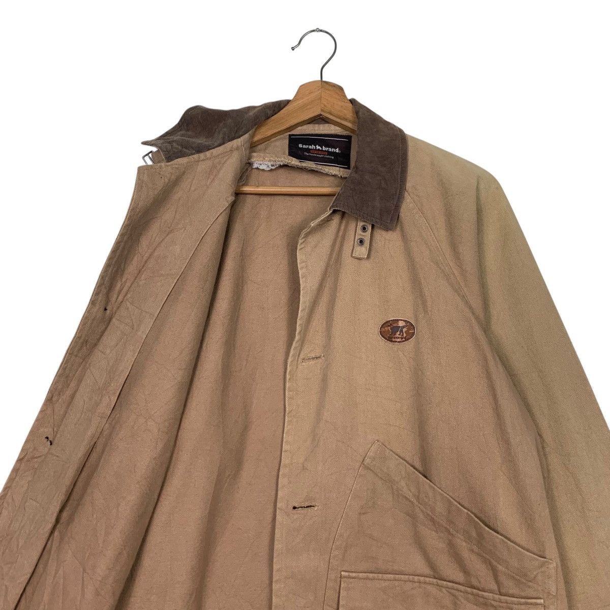 Vintage SARAH BRAND Good Dog Big Logo Worker Jacket #2476-C111 Size US M / EU 48-50 / 2 - 10 Thumbnail