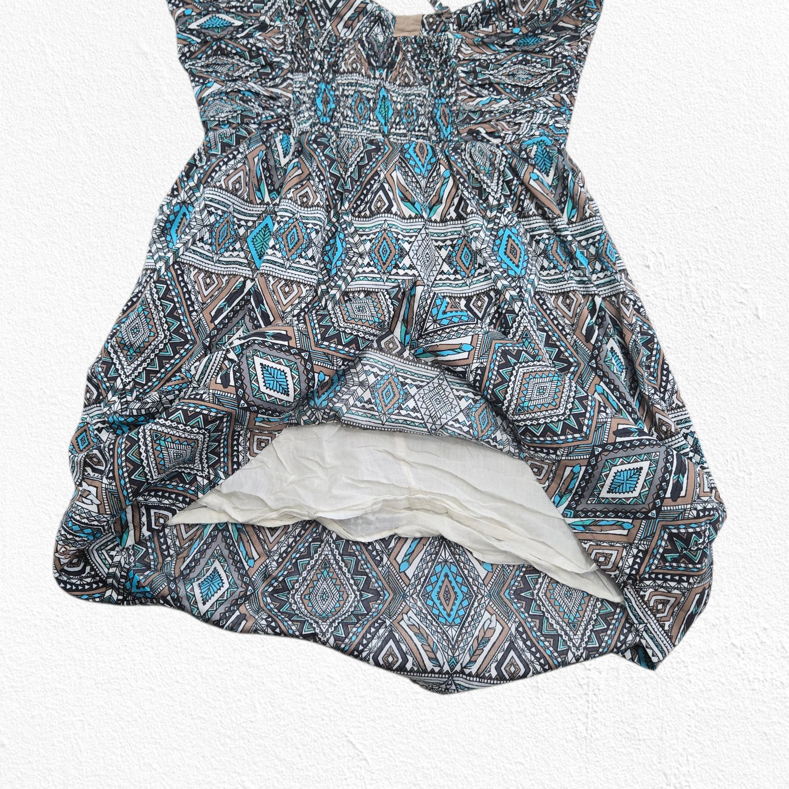 Billabong Billabong Aztec Mini Dress L Boho Size L / US 10 / IT 46 - 11 Thumbnail