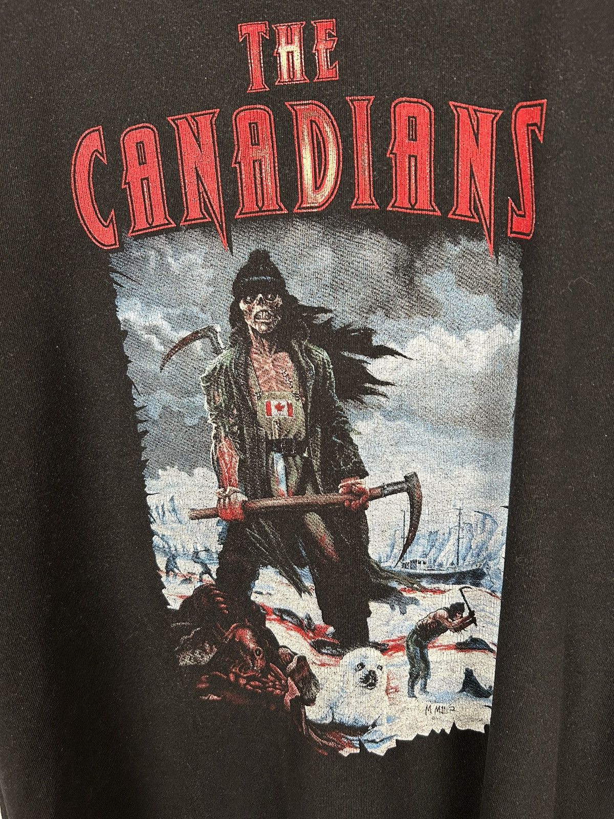 Band Tees Vintage The Canadians Rock Band Tee Graphic Hardcore Metal Size US M / EU 48-50 / 2 - 4 Thumbnail