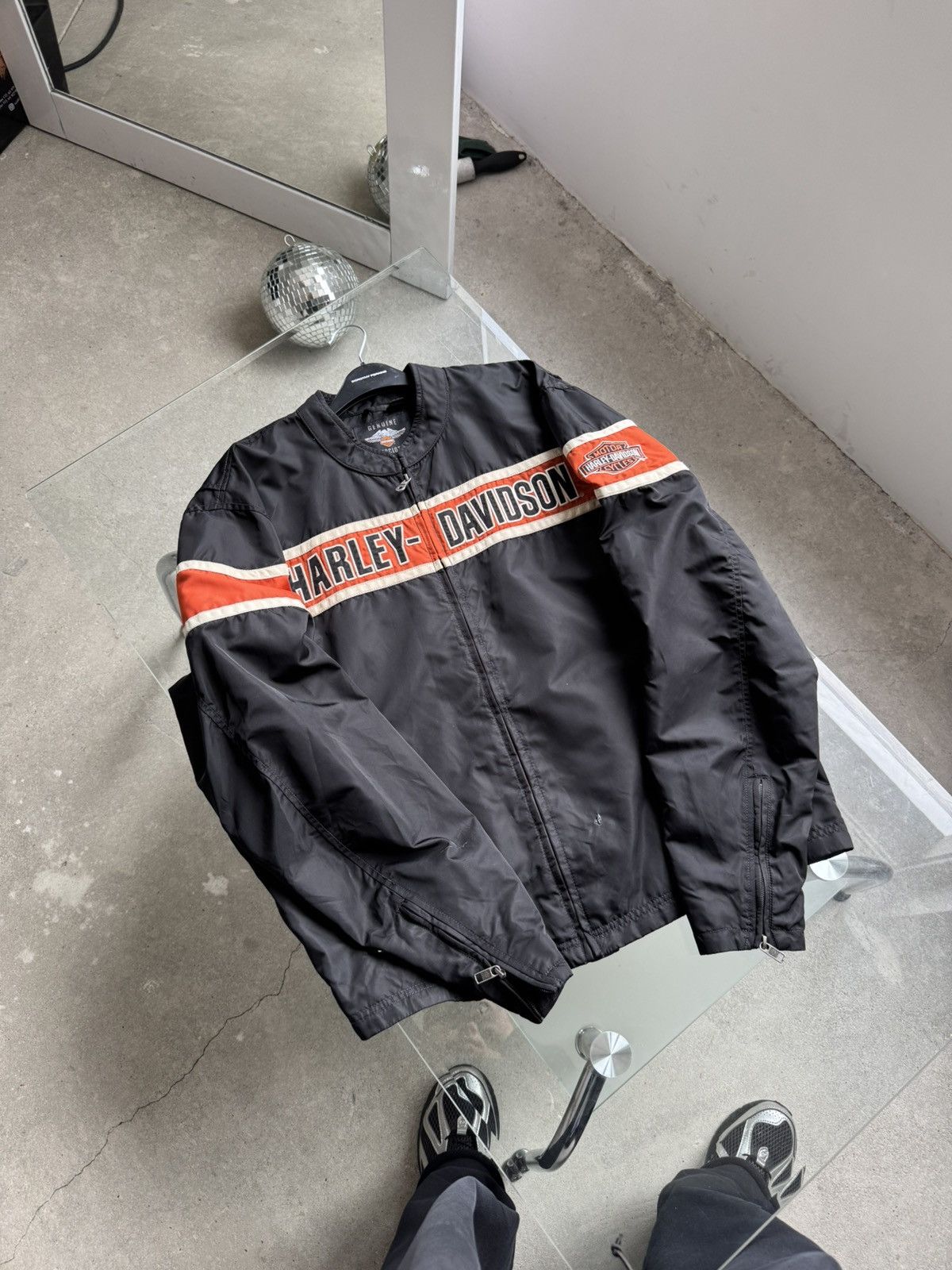 Harley Davidson × Vintage Vintage Harley Davidson Moto Jacket Size US L / EU 52-54 / 3 - 2 Thumbnail