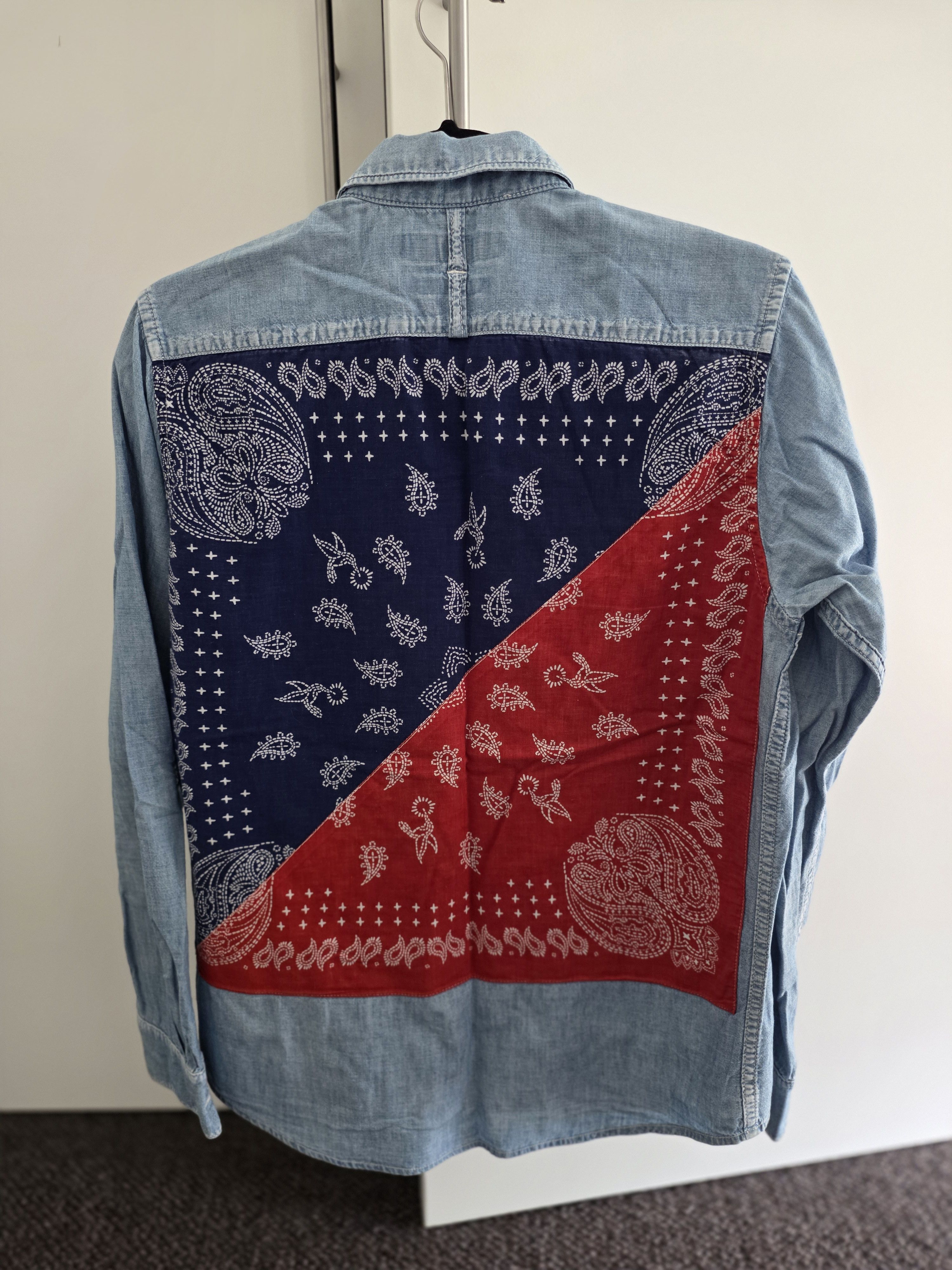 FDMTL FDMTL Men's Chambray Bandana shirt size 2 Size US M / EU 48-50 / 2 - 2 Thumbnail