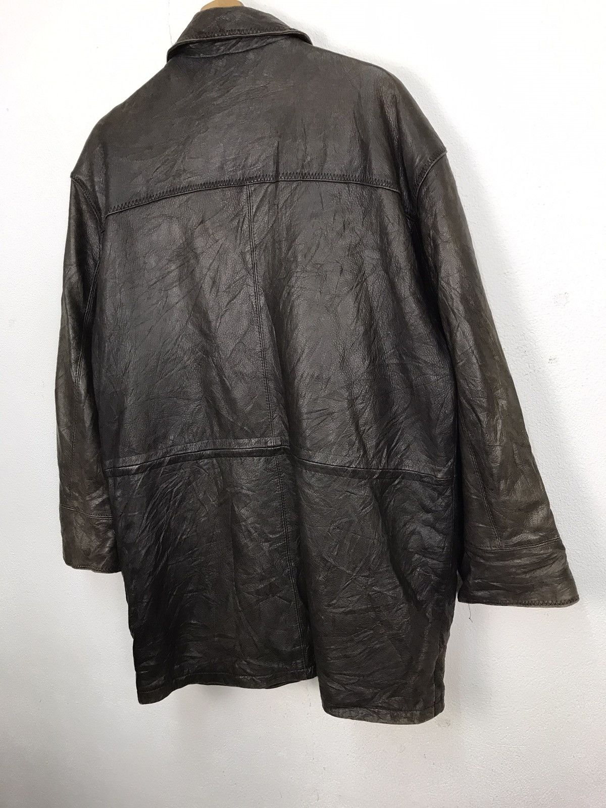 Vintage VINTAGE RED STAGE Leather Jacket Size US L / EU 52-54 / 3 - 12 Thumbnail
