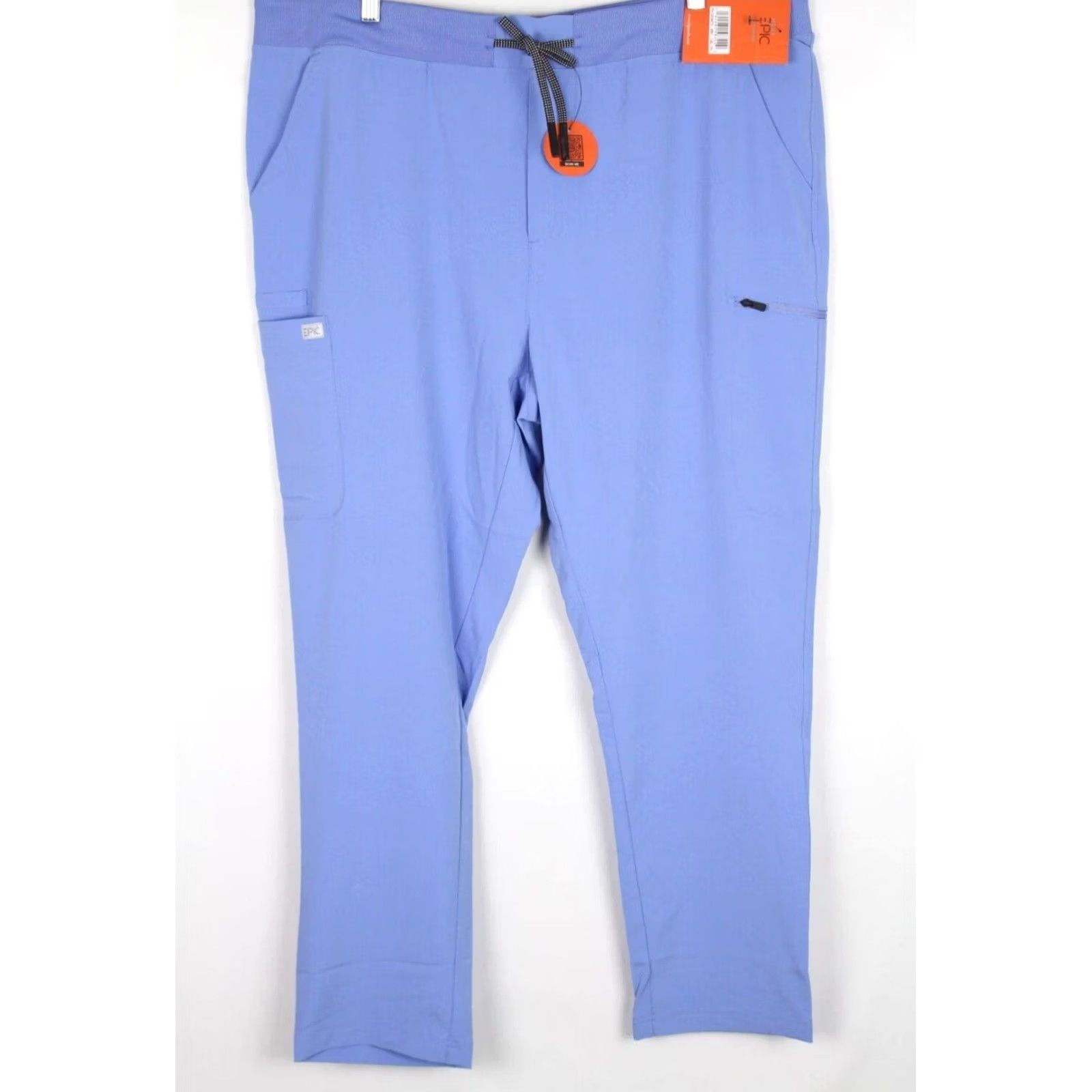 Vintage Epic by IRG Men's Scrub Pants Tapered Leg 2XL x 30" Inseam Ciel Blue Size US 39 - 4 Thumbnail
