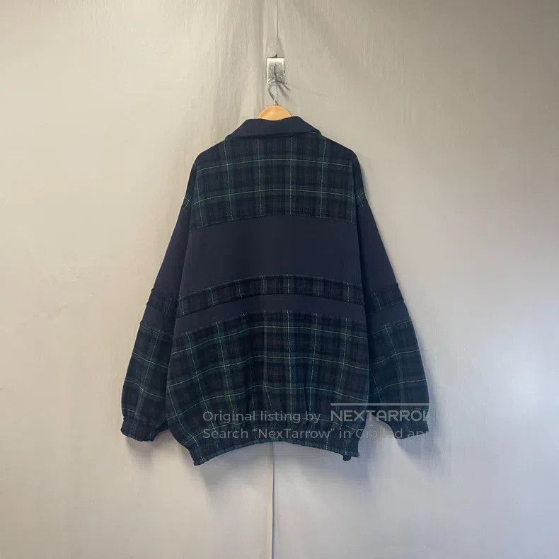 Balenciaga Balenciaga Lambswool checkered zipper windbreaker jacket Size US S / EU 44-46 / 1 - 2 Thumbnail