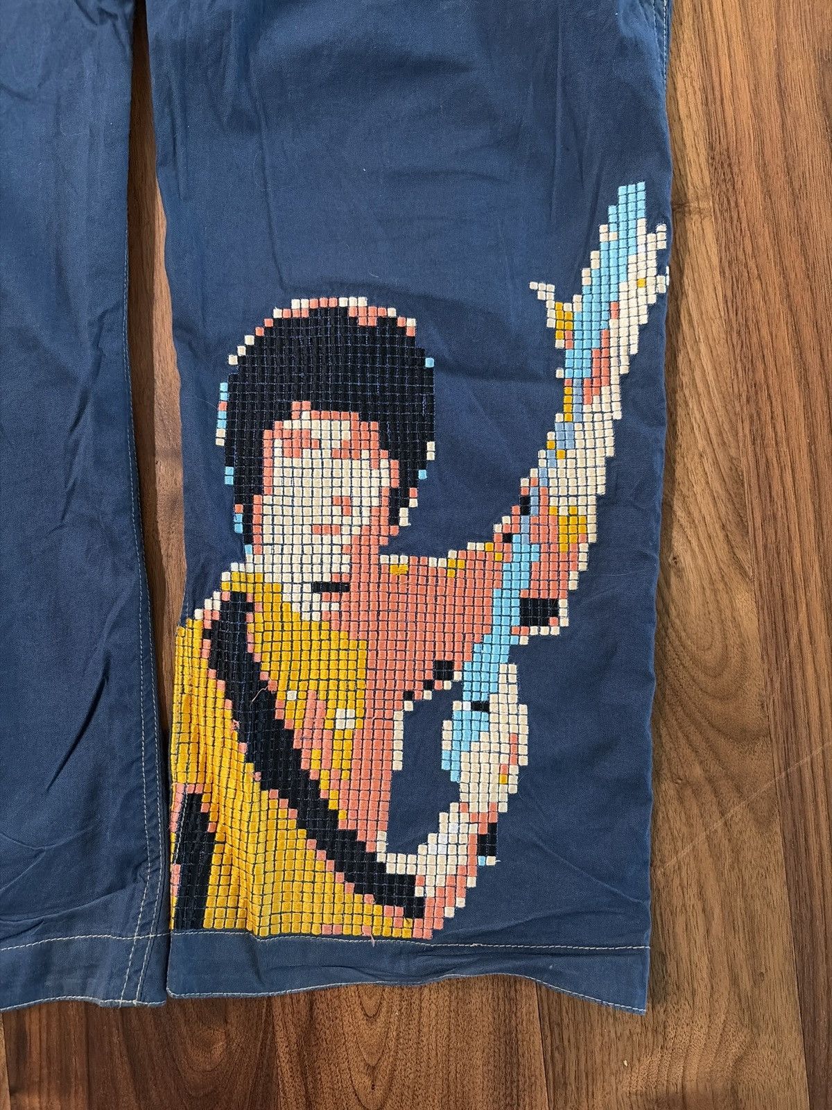 Maharishi Maharishi '00s Bruce Lee Pixel Easy Pants Size US 34 / EU 50 - 5 Thumbnail