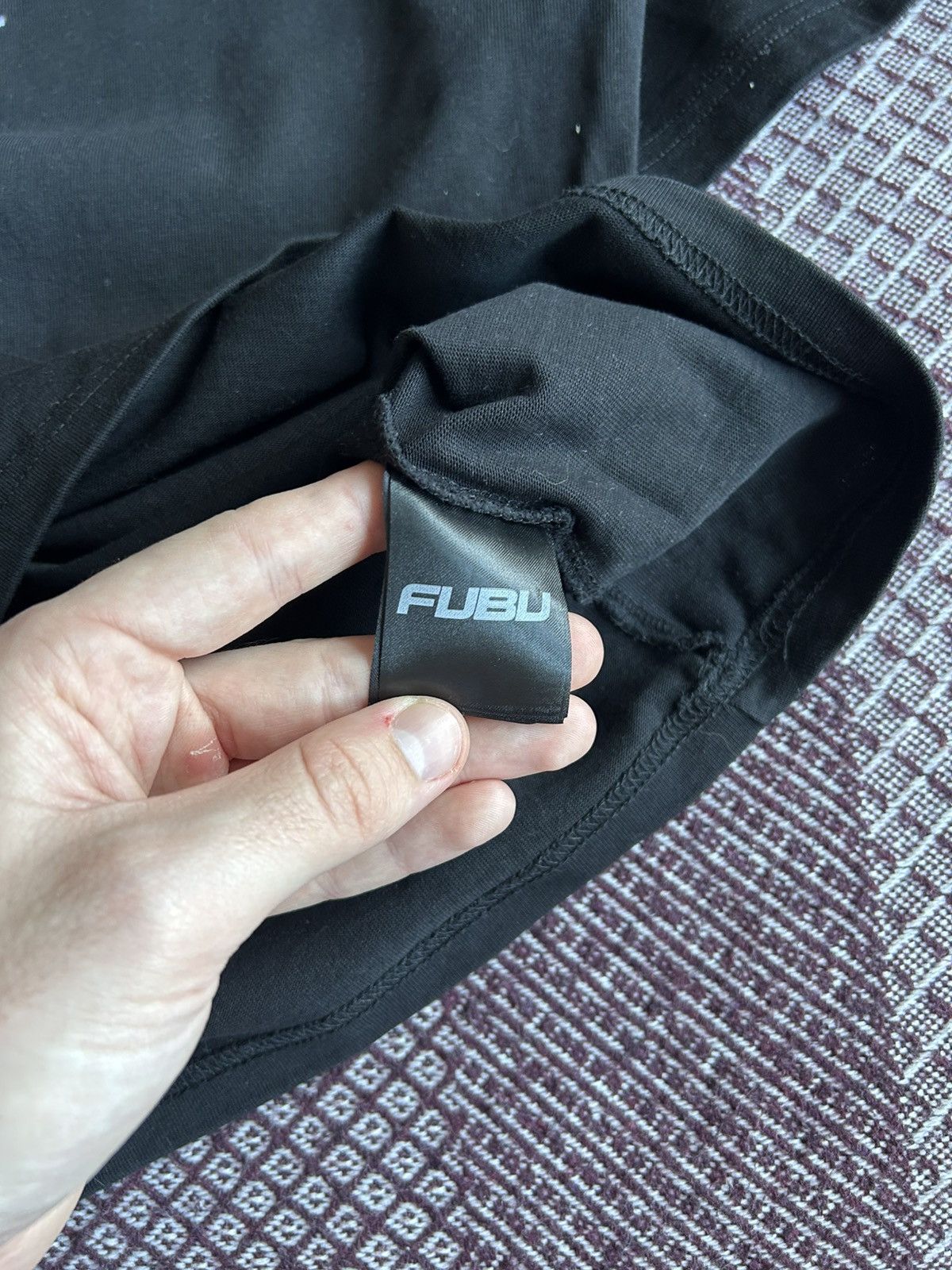 Fubu × Vintage Vintage Fubu Embroidered Big Logo T-shirt Rap Style Size S-M Size US M / EU 48-50 / 2 - 7 Thumbnail