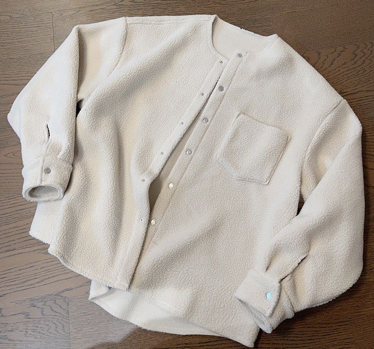 Japanese Brand × Vintage Outdoor retro fashion fluffy fleece shirt jacket overshirt Size US M / EU 48-50 / 2 - 4 Thumbnail
