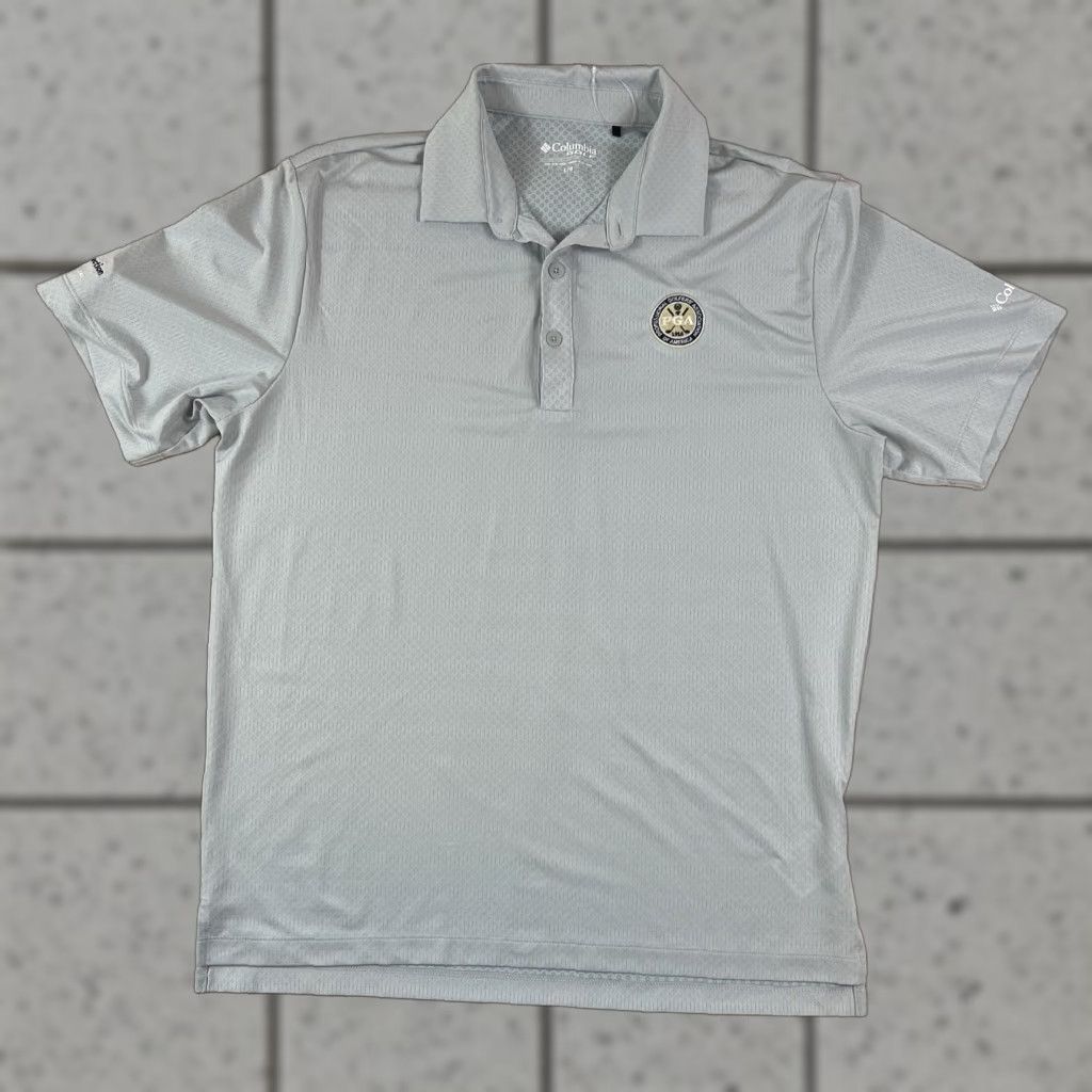 Vintage Columbia Polo Shirt Mens Golf Omni-Freeze PGA Size L Regular Short Sleeve Gray Solid Size US L / EU 52-54 / 3 - 1 Thumbnail