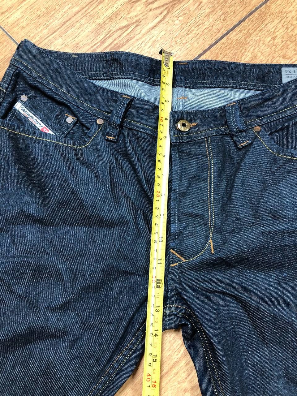 Diesel × Japanese Brand Dirty Painted Distressed Thrashed Faded Baggy Jeans Y2K Size US 36 / EU 52 - 6 Thumbnail