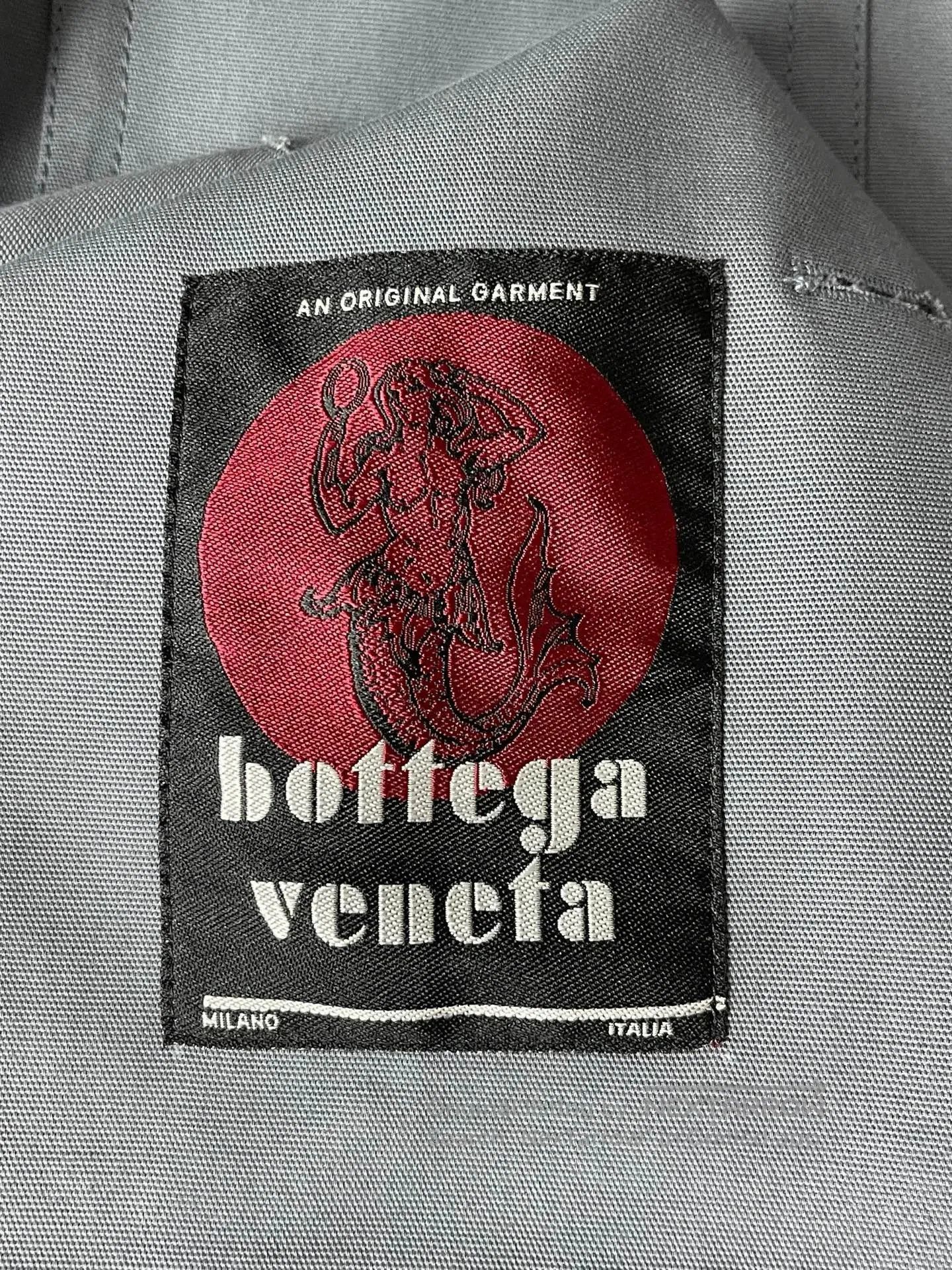 Bottega Veneta Gray Utility Jacket with Patch Pockets . Size US S / EU 44-46 / 1 - 6 Thumbnail