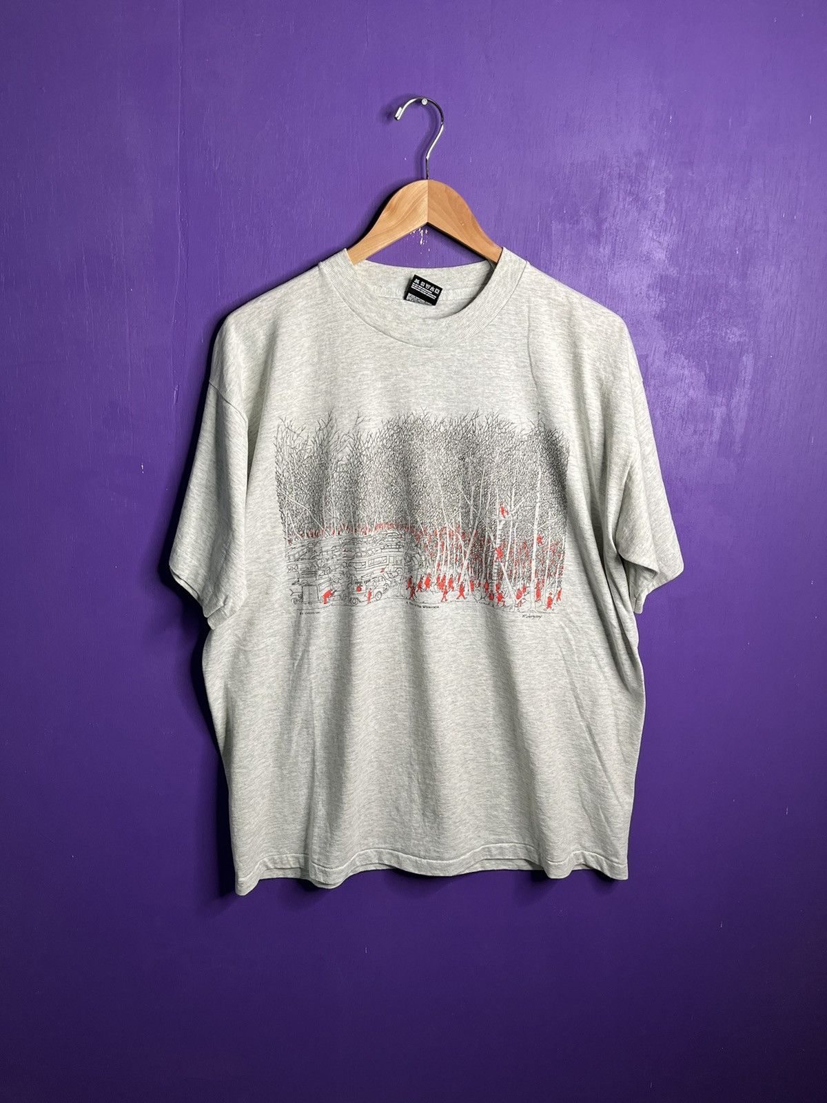 Vintage Vintage 1991 Opening day hunting t-shirt Size US XL / EU 56 / 4 - 1 Thumbnail