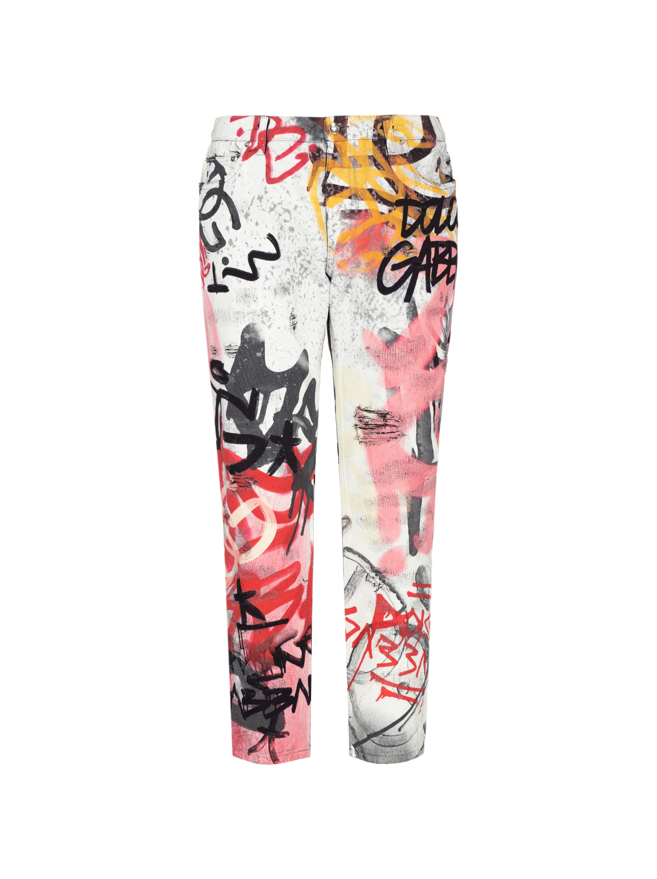 Dolce & Gabbana o1y0125 Logo Jeans in Multicolor Size US 34 / EU 50 - 1 Thumbnail