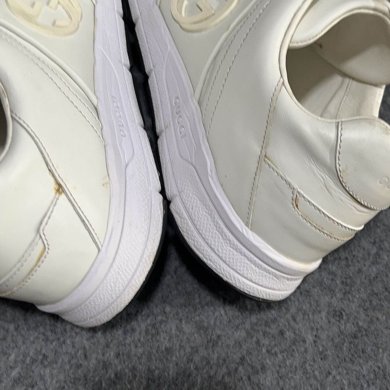 Gucci Gucci Double G Leather Low-Top Sneakers Size US 9.5 / EU 42-43 - 6 Thumbnail