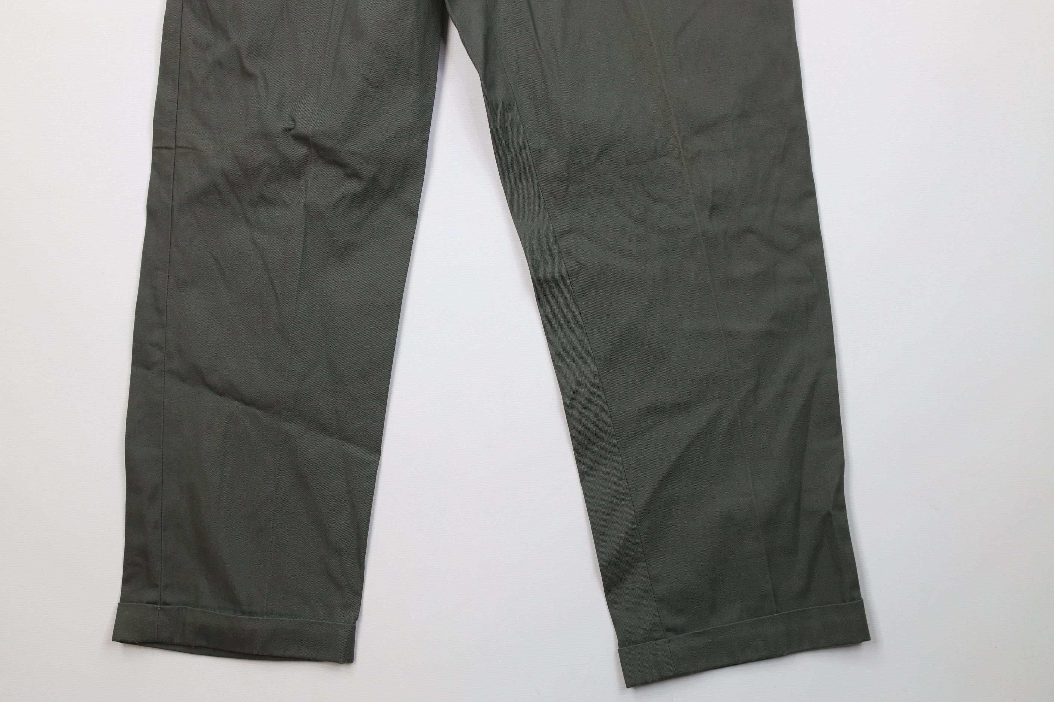 Vintage Deadstock Vintage 50s 60s Cotton Chino Pants Green USA Size US 32 / EU 48 - 4 Thumbnail