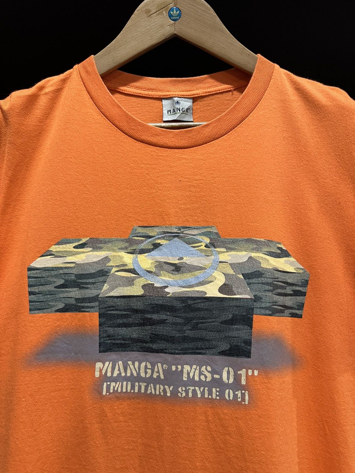 Anime × Optic Gaming × Vintage Vintage Manga Ms-01 Gundam Military Style Tee Size US L / EU 52-54 / 3 - 2 Thumbnail