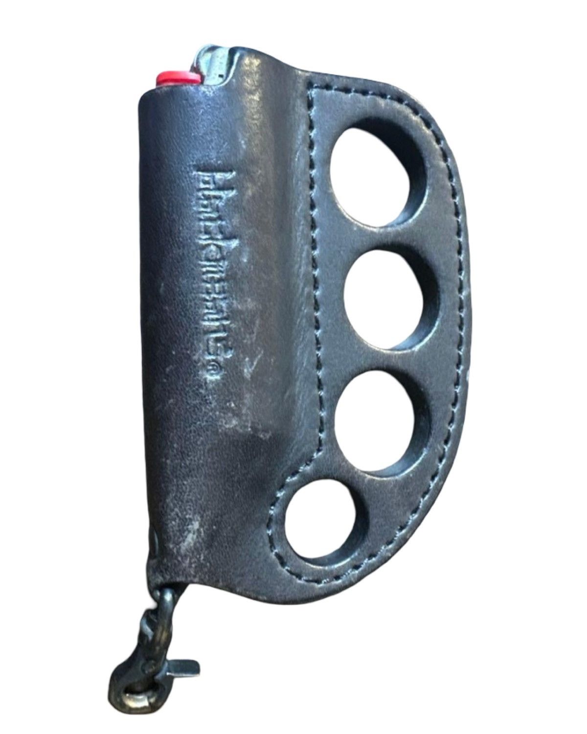 Blackmeans Black Leather Knuckle Lighter Case | Grailed