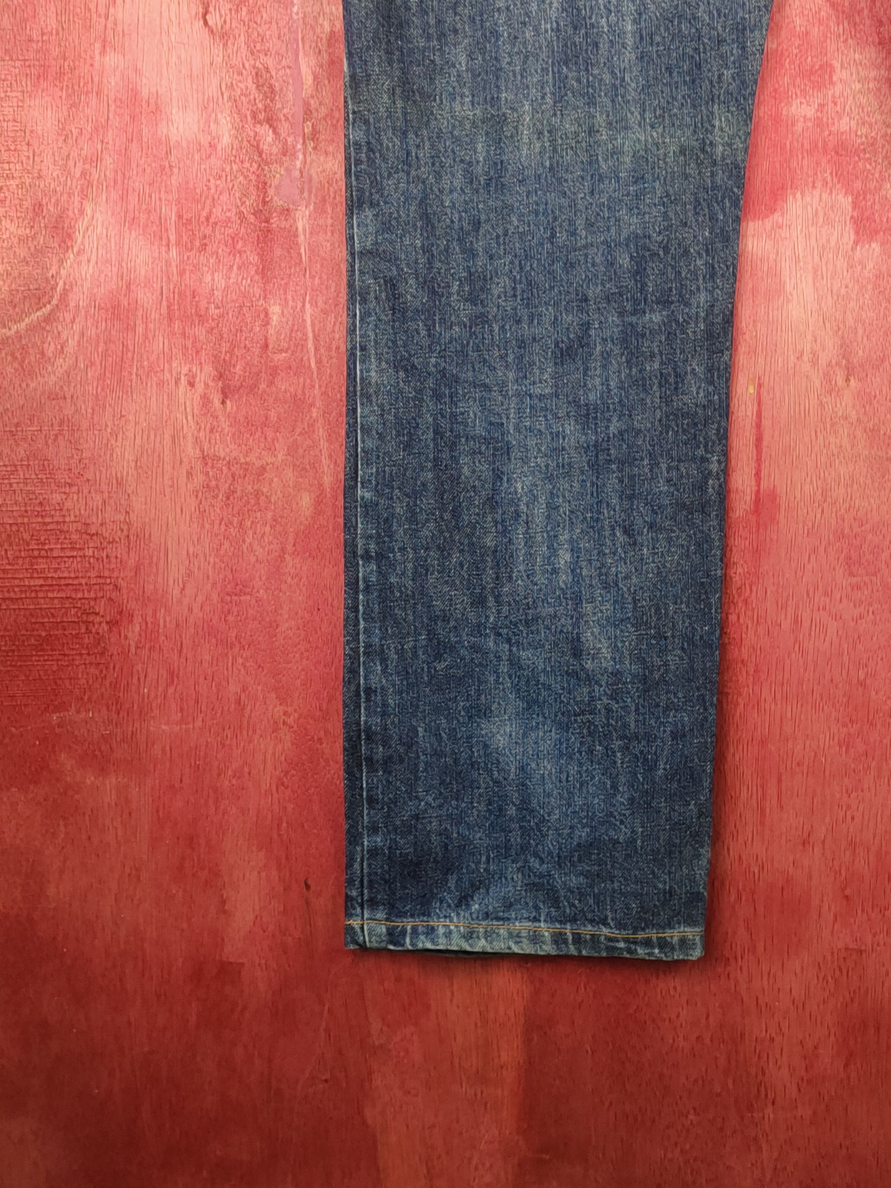 Japanese Brand Japanese Brand Dark Blue Faded jeans Denim #S1548 Size US 34 / EU 50 - 9 Thumbnail
