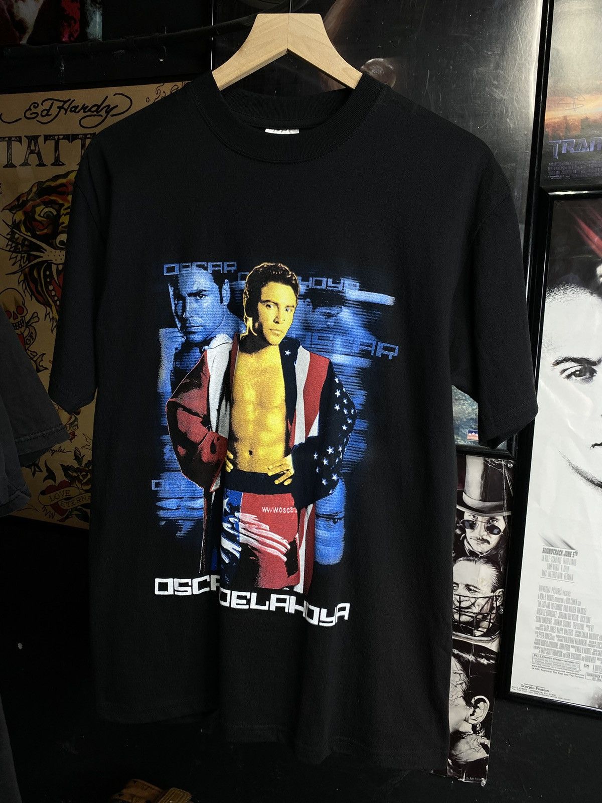 Vintage Vintage 90’s Oscar De La Hoya Rap T-Shirt Vtg Boxing Large Size US L / EU 52-54 / 3 - 7 Thumbnail