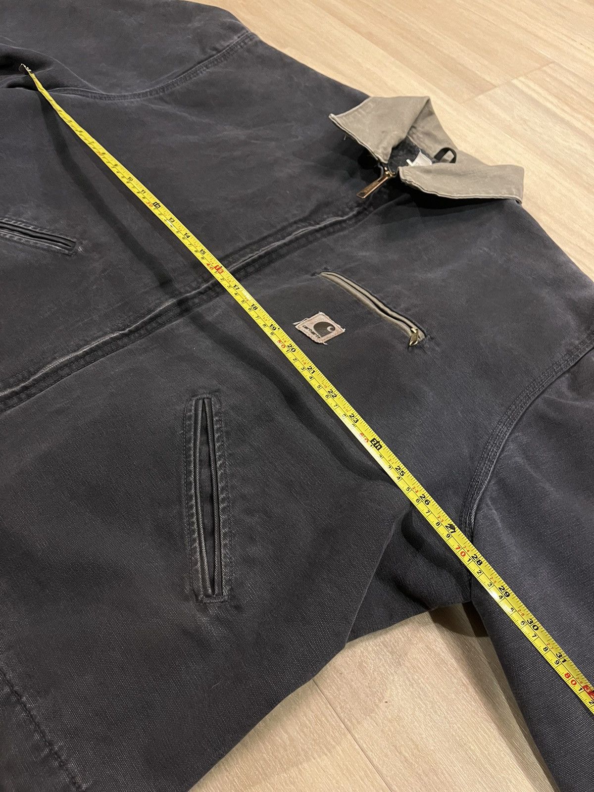 Carhartt Vintage J97 PTL Faded Grey Carhartt Detroit Jacket Size L Size US XXL / EU 58 / 5 - 6 Thumbnail
