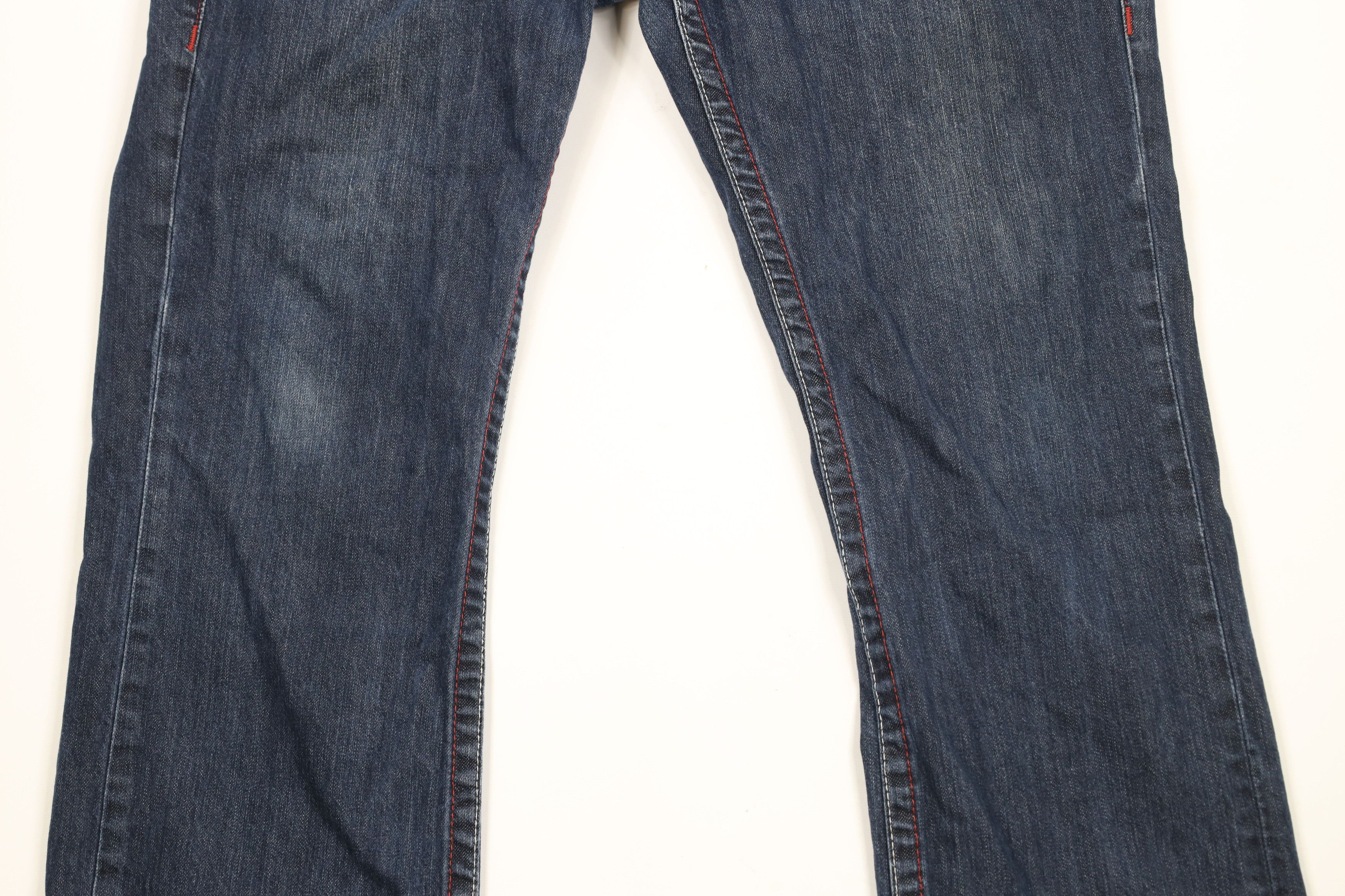 True Religion × Vintage Vintage True Religion Stitch Straight Leg Denim Jeans US Size US 36 / EU 52 - 3 Thumbnail