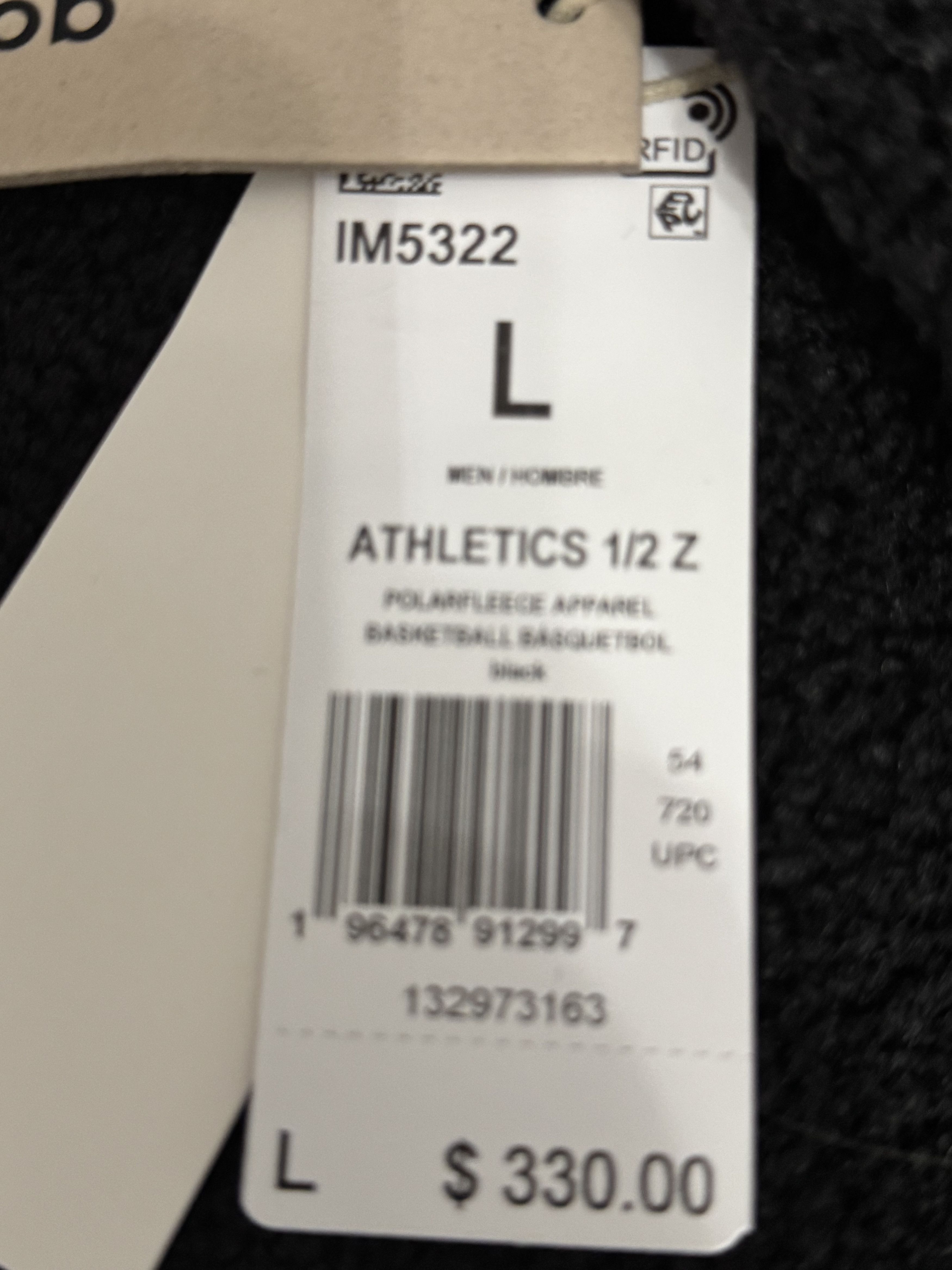 Adidas × Fear of God adidas x Fear of God Athletics 1/2 Zip 'Black' IM5322 Size US L / EU 52-54 / 3 - 3 Thumbnail