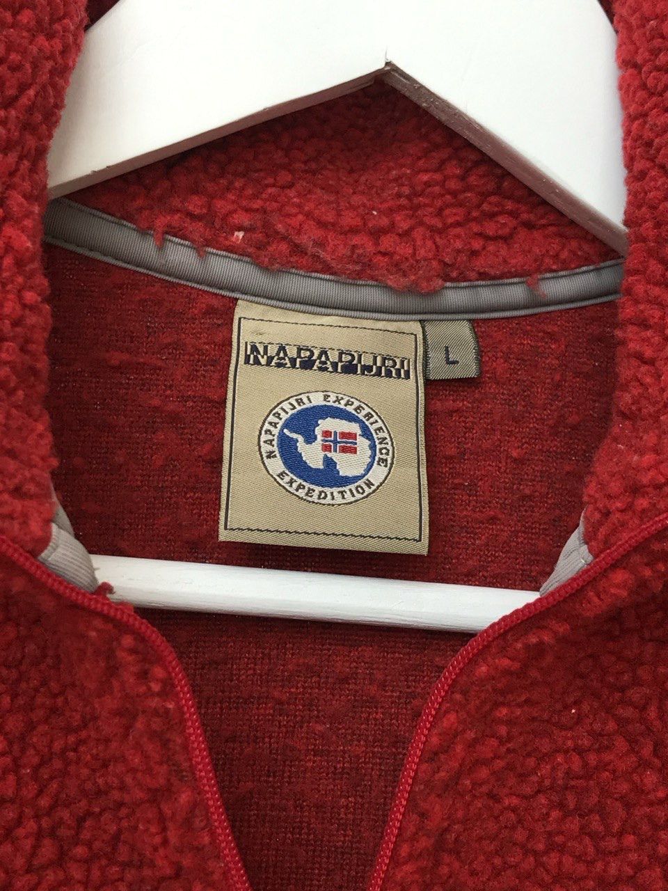 Napapijri Vintage Napapijri Fleece Pullover Sweater Size L / US 10 / IT 46 - 11 Thumbnail