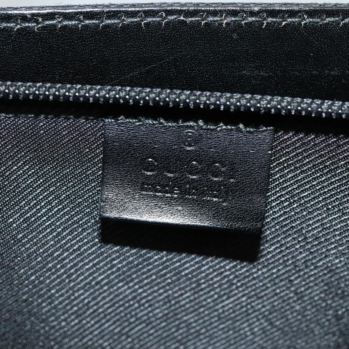 Gucci GUCCI GG Canvas Hand Bag Black Silver 015 015 Size ONE SIZE - 15 Thumbnail
