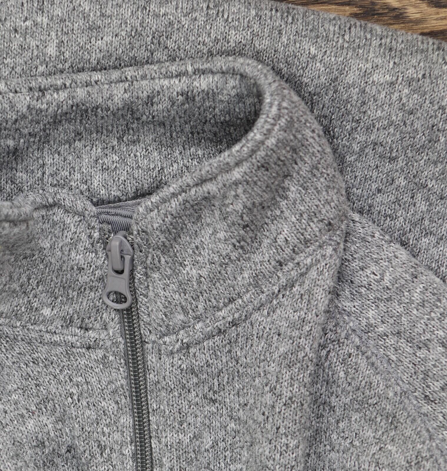 Old Navy Old Navy Mens 1/4 Zip Pullover Marled Fleece Sweater Gray S Size US S / EU 44-46 / 1 - 4 Thumbnail