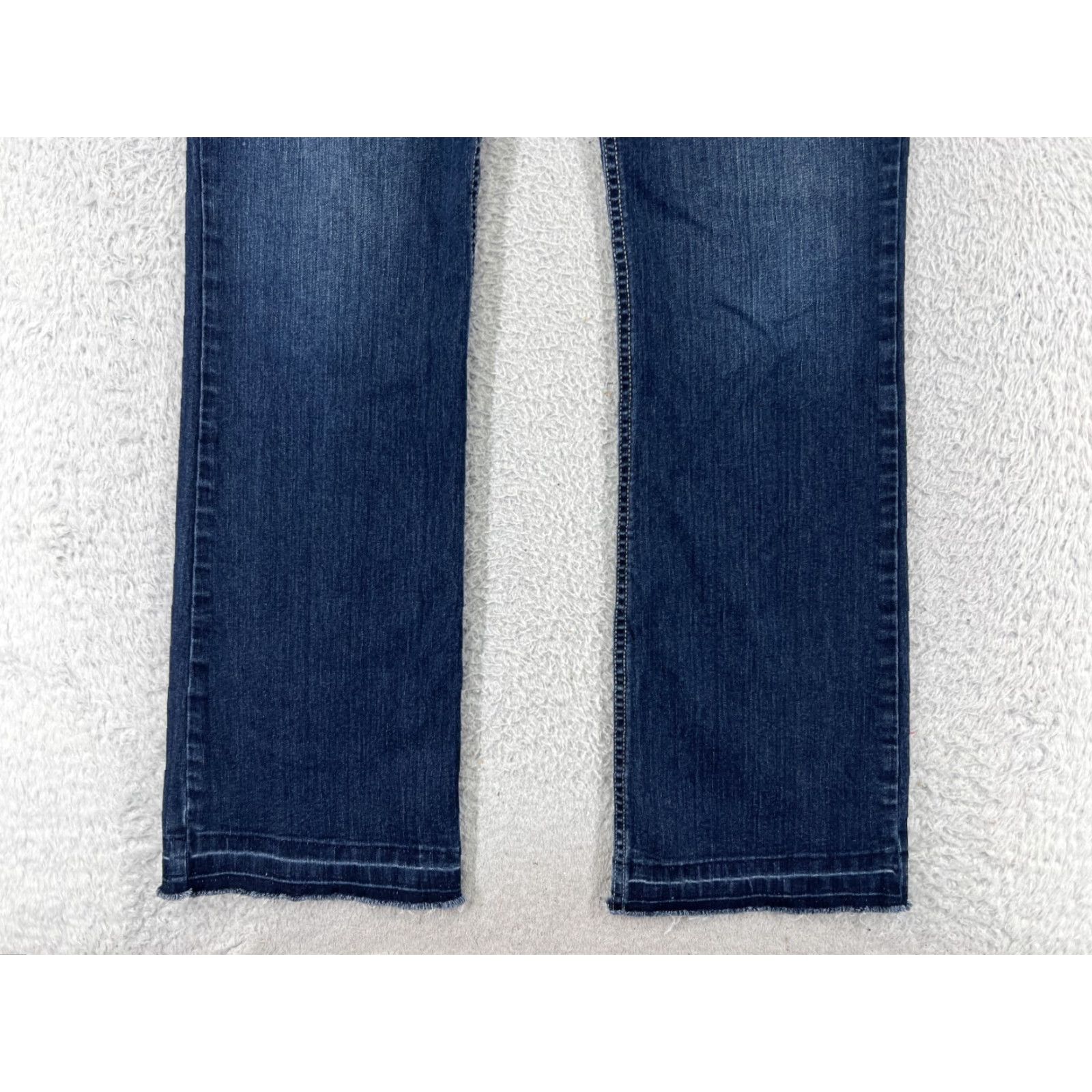 Apt. 9 Apt. 9 Jeans Women 30 Blue Denim Bootcut Mid Rise Embroidered Rhinestone 5-Pocket Cotton Denim Jeans Girls Size 30" / US 8 / IT 44 - 4 Thumbnail