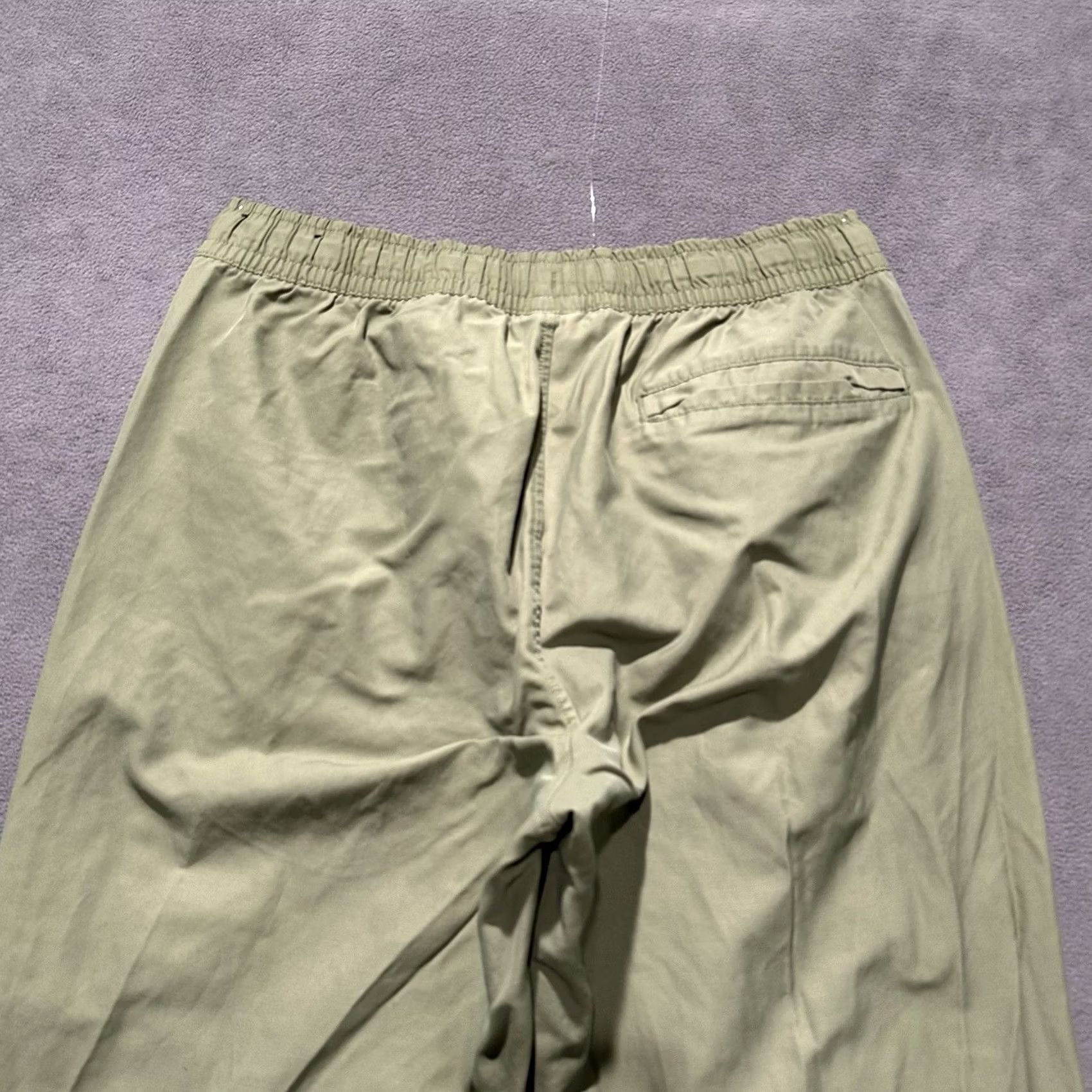 Nike Nike Pants Mens Medium Olive Green Woven Players Jogger Slim Fit 934592-385 Size US 33 - 4 Thumbnail
