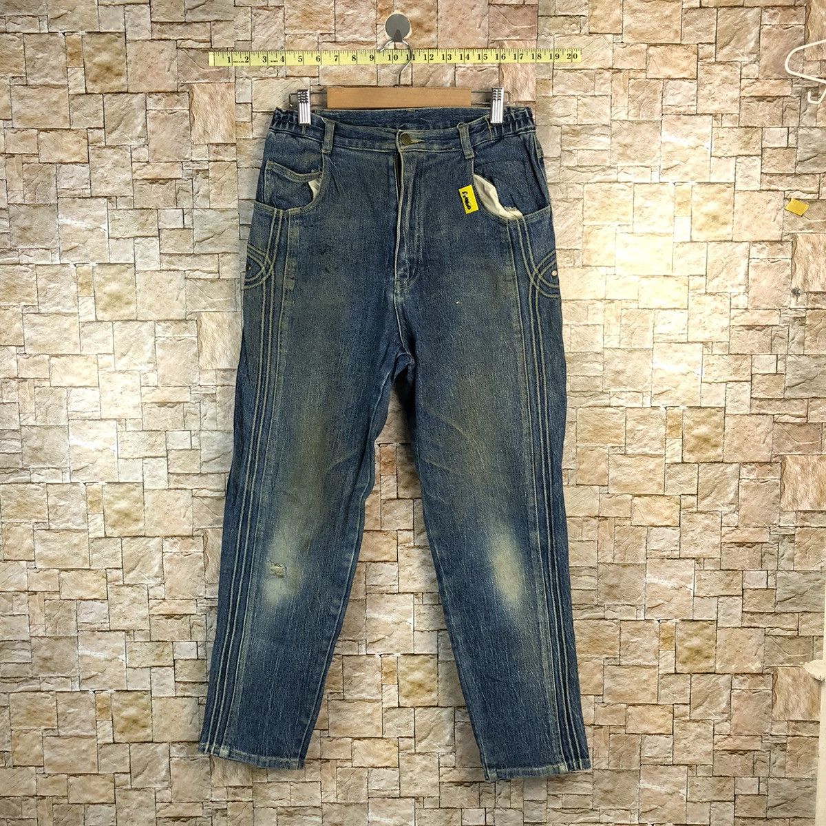 Japanese Brand Japanese Brand vintage Blue Denim Pants #A960 Size US 28 / EU 44 - 1 Thumbnail