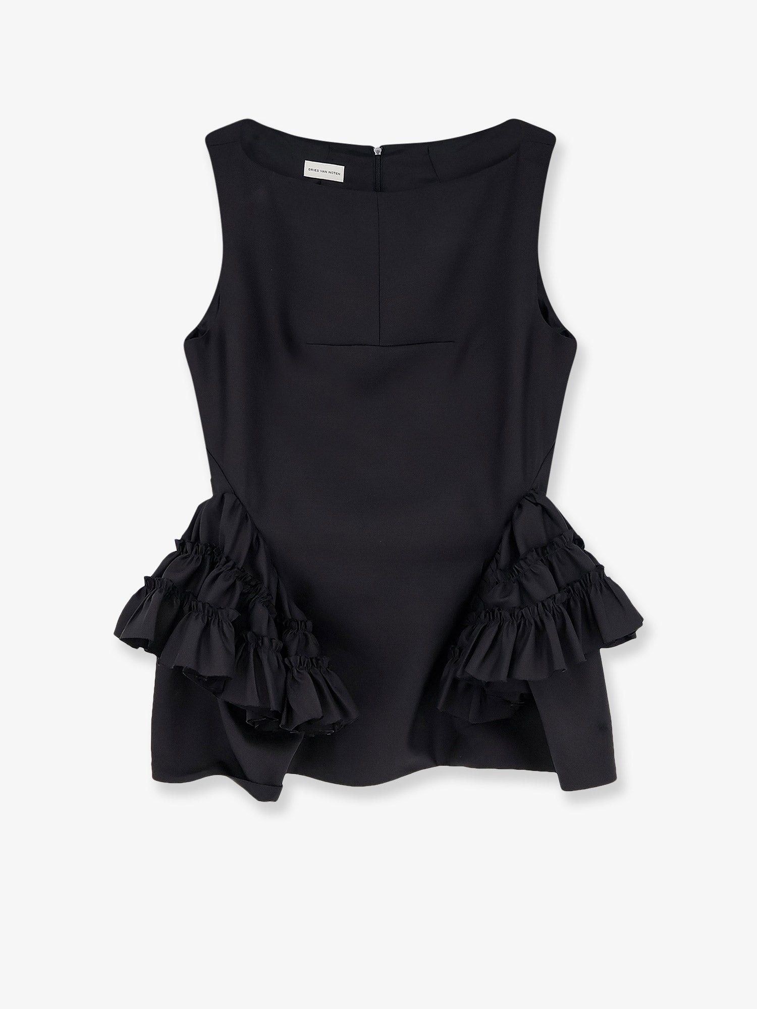 Dries Van Noten Casey Wool And Silk Top Size M / US 6-8 / IT 42-44 - 1 Thumbnail