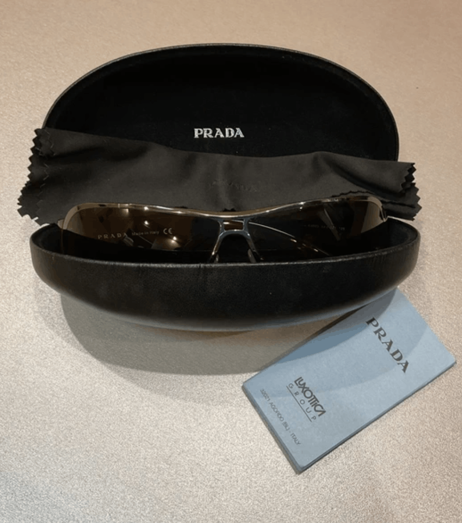 Prada PRADA Sunglasses Flame Star Wrap Star Rimless Luna Rossa Size ONE SIZE - 7 Thumbnail