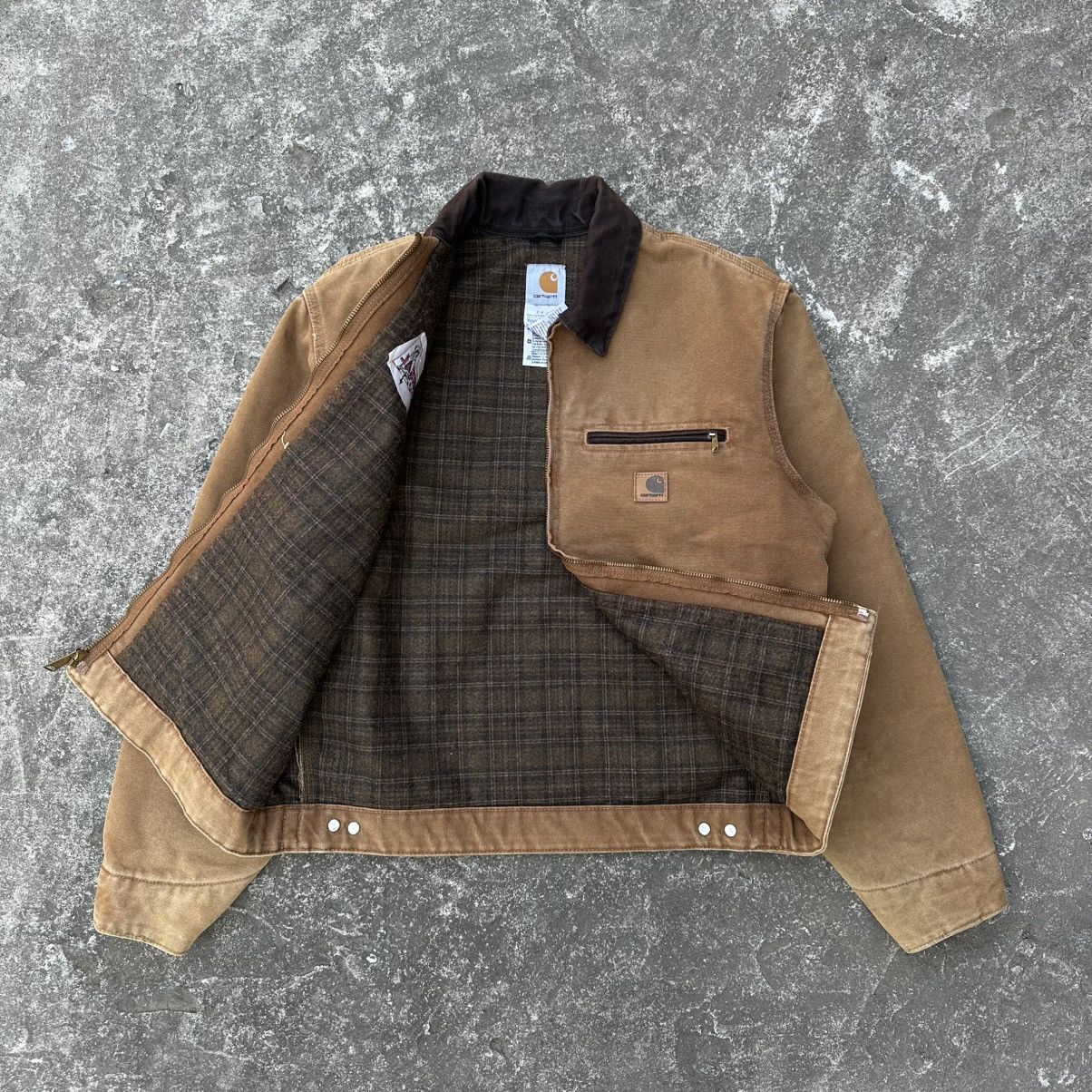 Carhartt Crazy Vintage Faded Carhartt Detroit Jacket J97 BRN Size US M / EU 48-50 / 2 - 5 Thumbnail